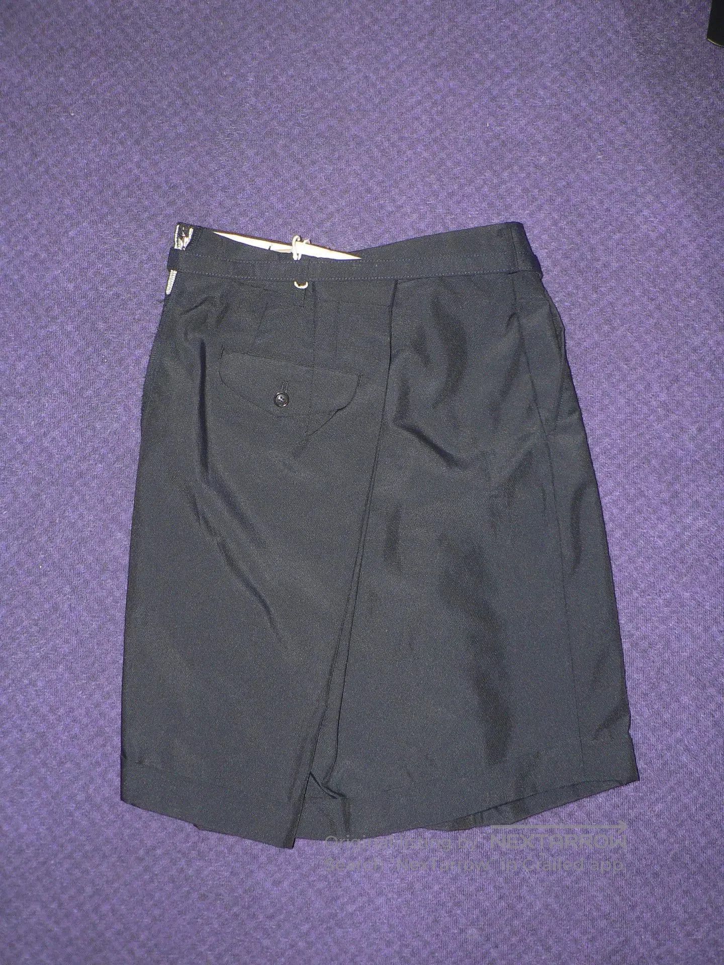 Comme des Garcons CDG Black Asymmetric Skirt Pants. Size US 26 / EU 42 - 2 Thumbnail