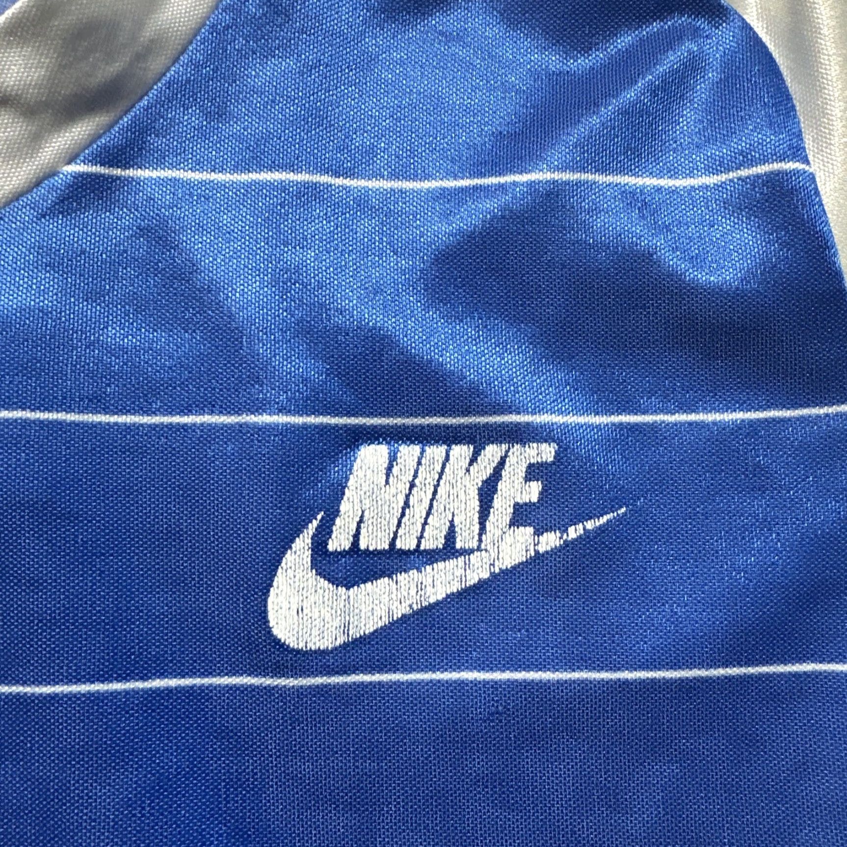 Nike VINTAGE Nike Polo Shirt Short Sleeve Mens S Blue USA 80s 90s Soccer USA Mac Attack Streetwear Lightweight Cotton Polo Shirt Size US S / EU 44-46 / 1 - 7 Thumbnail