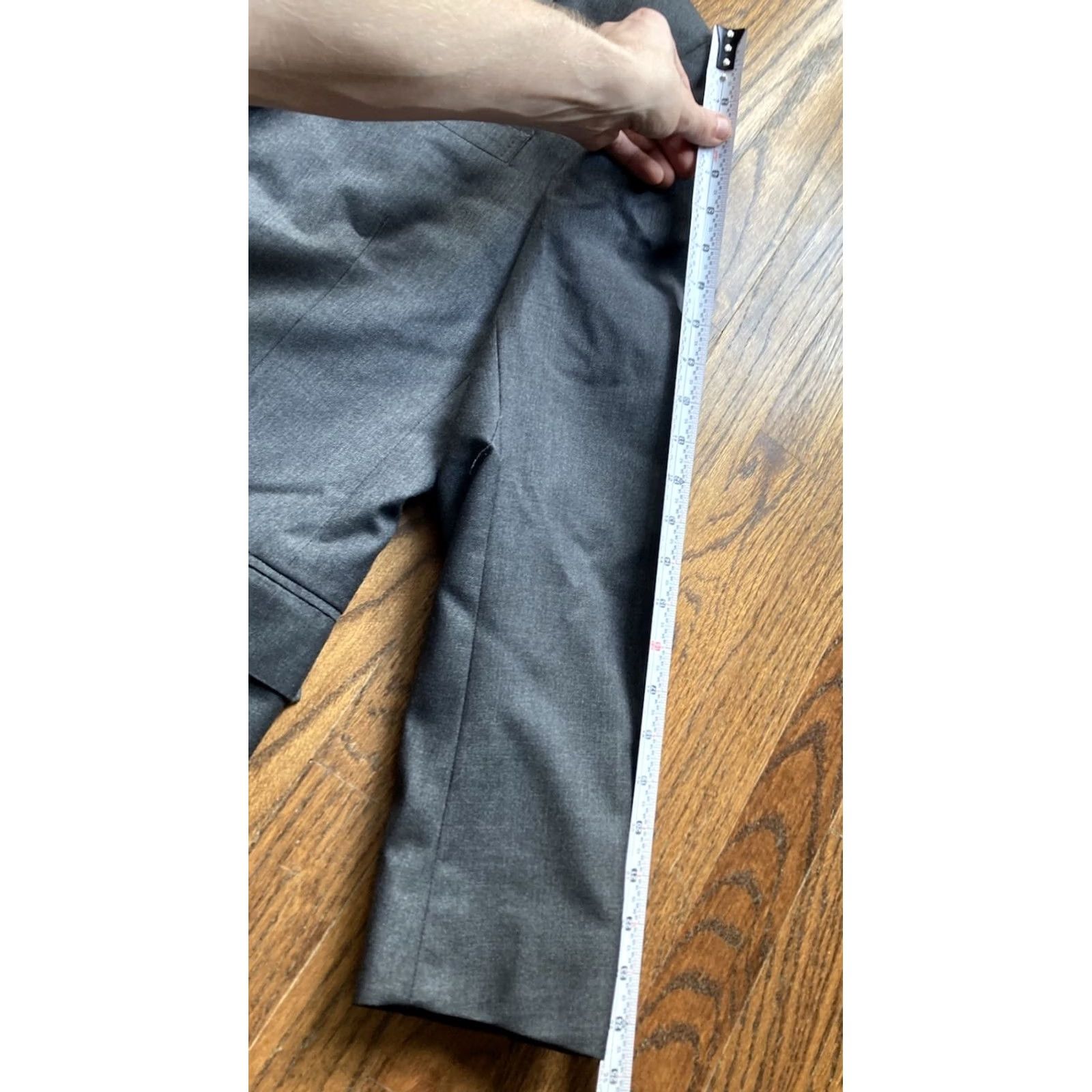 Brooks Brothers Brooks Brothers Blazer Mens 38R Gray Regent Brooksgate Vitale Barberis Wool Size 38R - 4 Thumbnail
