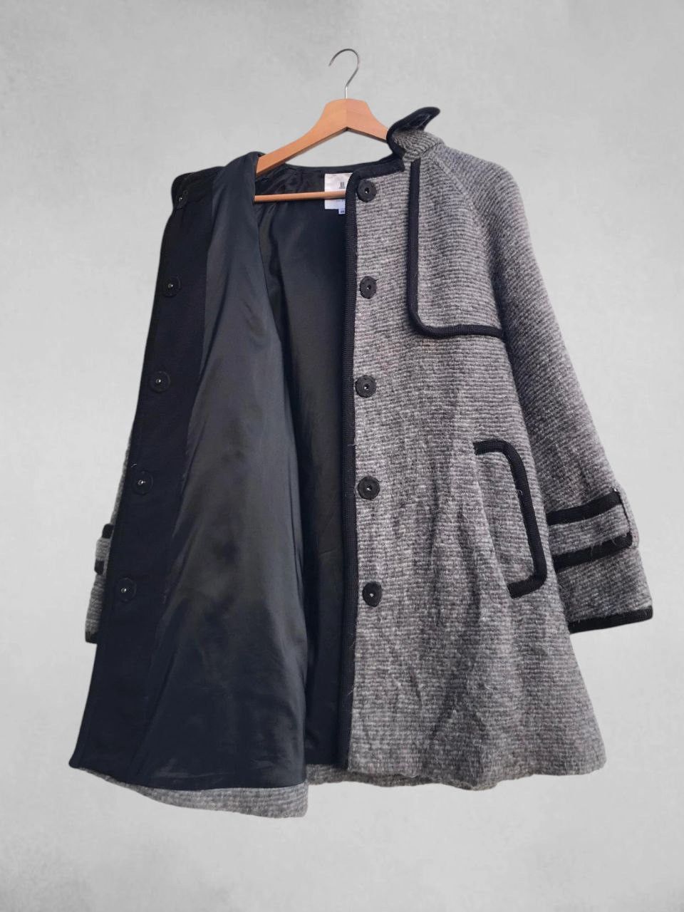 Lanvin Lanvin en Bleu Mohair Coat Size XS / US 0-2 / IT 36-38 - 2 Thumbnail