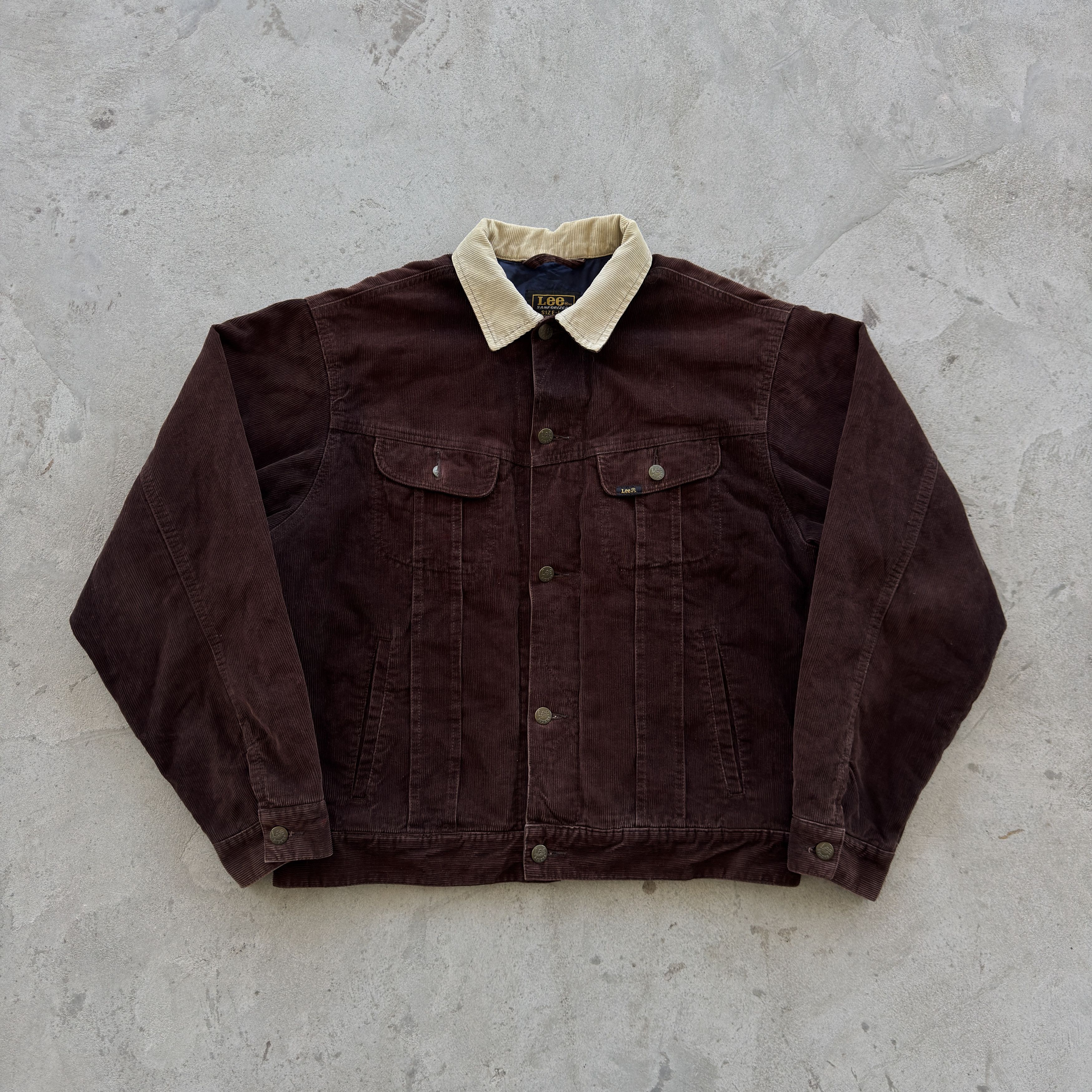 Lee Vintage Lee Sanforized Brown Corduroy Trucker Jacket L Size US L / EU 52-54 / 3 - 1 Thumbnail