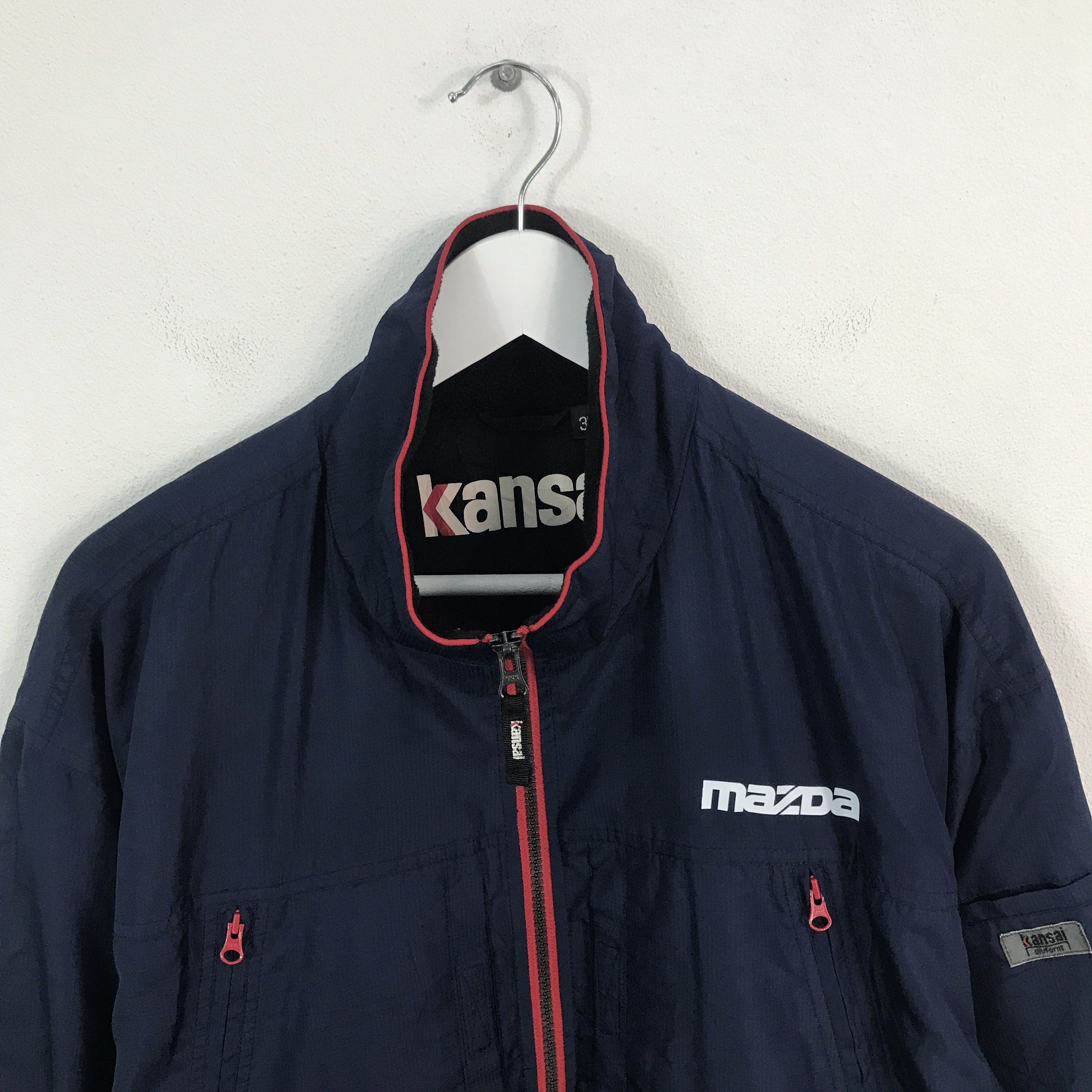 Japanese Brand Rare Mazda Racing Sport Custom Worker Zipper Jacket Size US XL / EU 56 / 4 - 3 Thumbnail