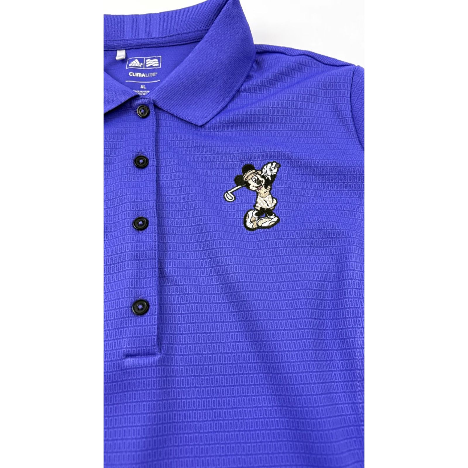 Adidas Adidas Polo Shirt Womens XL Purple Disney Mickey Mouse Golf Climalite Top Size XL / US 12-14 / IT 48-50 - 4 Thumbnail