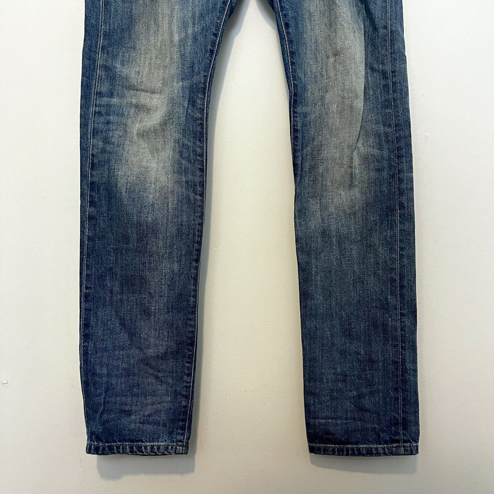 John Elliott John Elliott x GAP x GQ Blue Selvedge Denim Jeans Slim 30x32 Size US 30 / EU 46 - 3 Thumbnail