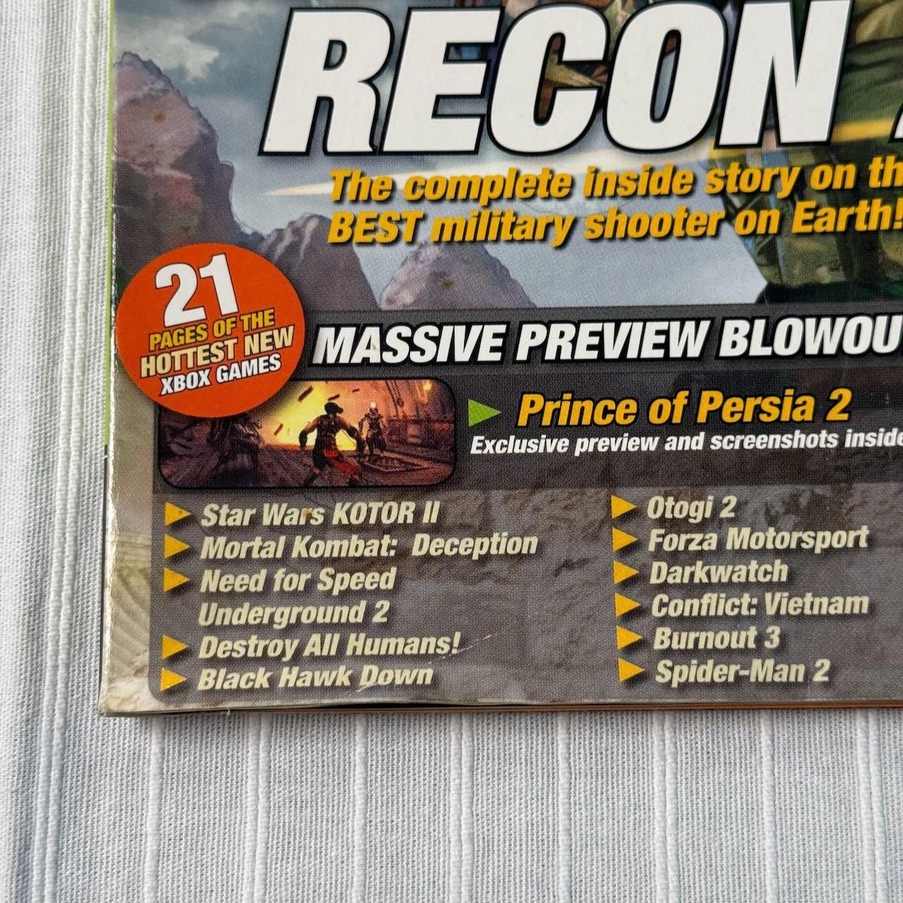 Other VTG XBOX Magazine #33 JUL 2004 Ghost Recon 2 RARE w/ Poster Size ONE SIZE - 3 Thumbnail