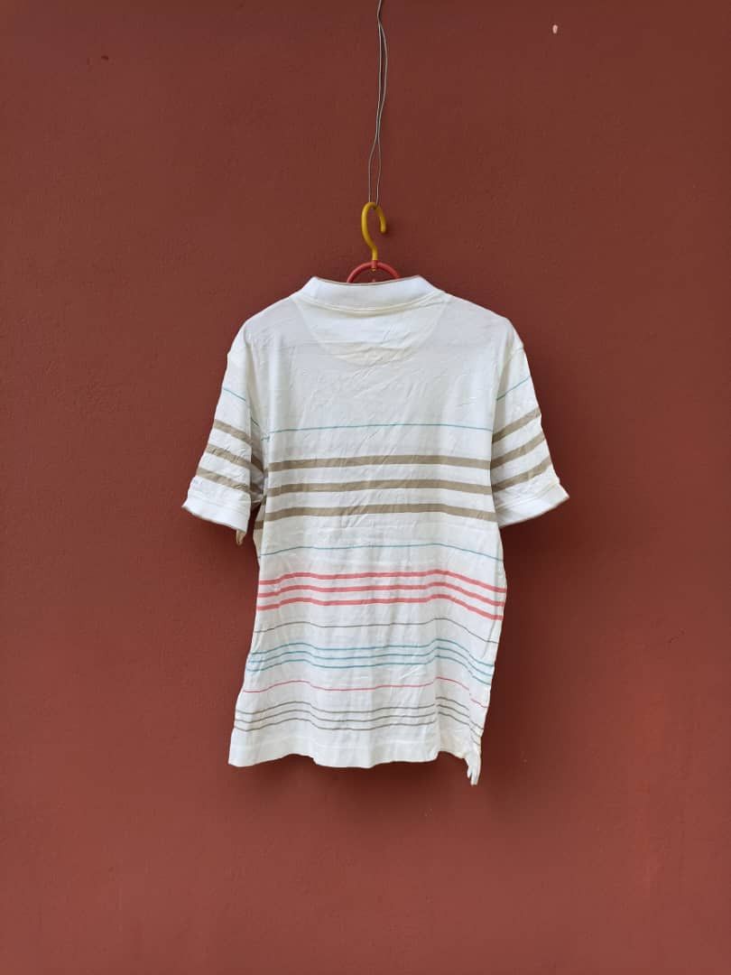 Burberry Burberry Golf Striped Tee Size US M / EU 48-50 / 2 - 2 Thumbnail