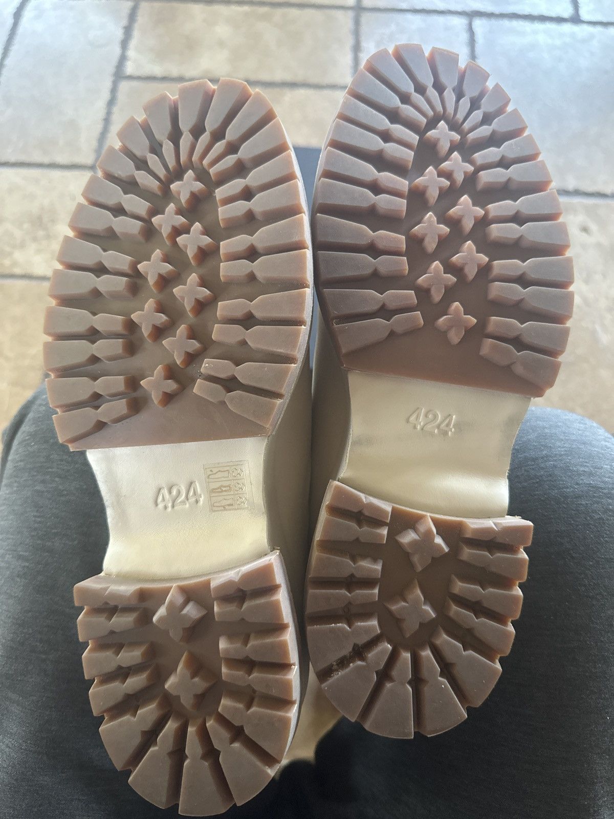 424 424 Beige/Tan Marathon Boots Size US 8 / EU 41 - 5 Thumbnail