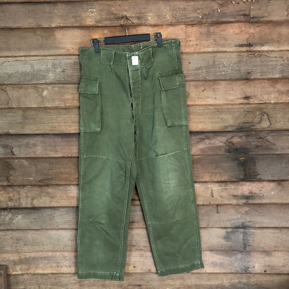 Vintage Japan vintage military tactical army Green Pants #7365 