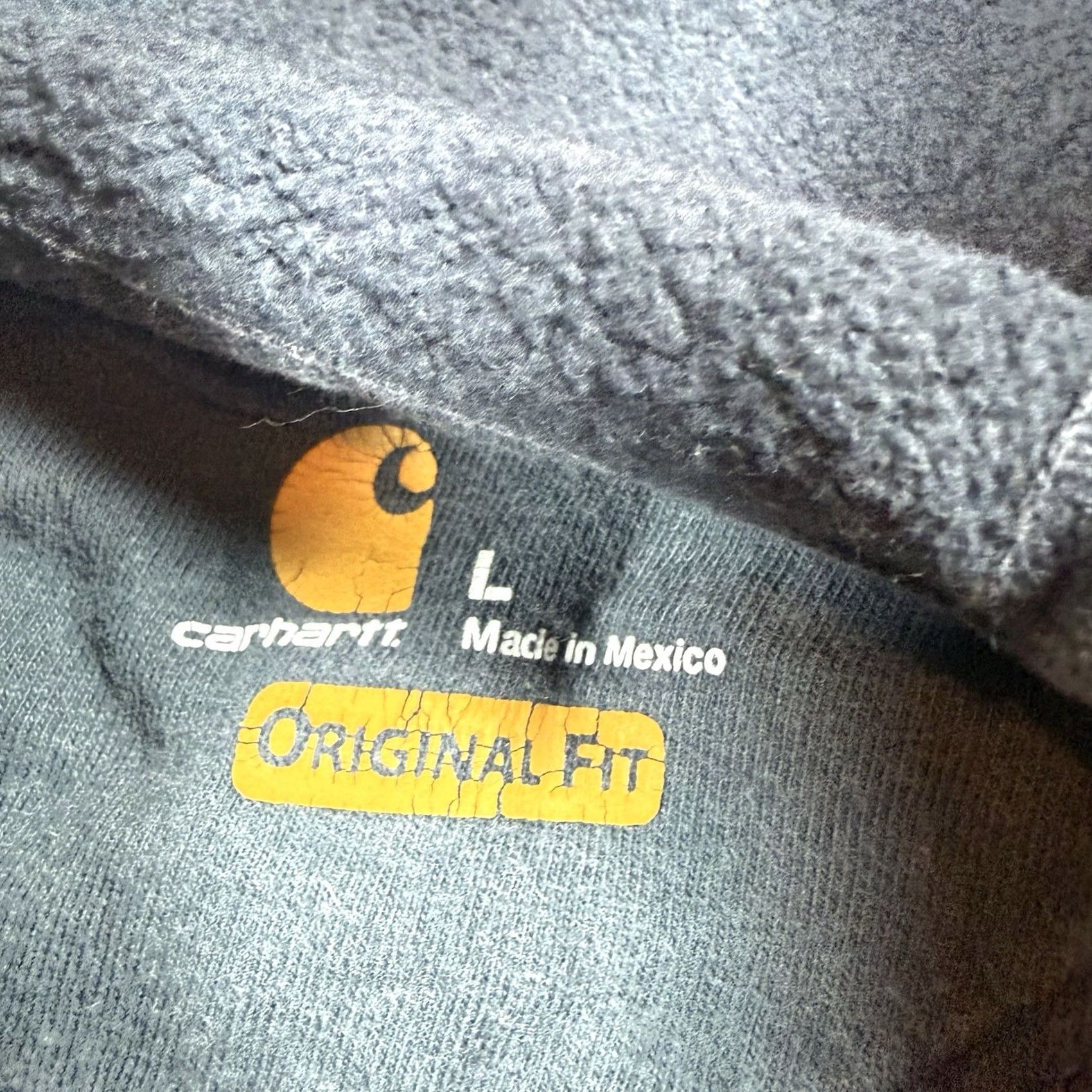 Carhartt VINTAGE Carhartt Hoodie Sweatshirt Full Zip Blue L Mens Y2K New England Aquarium Size US L / EU 52-54 / 3 - 6 Thumbnail