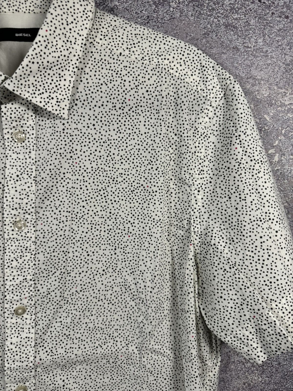 Diesel × Vintage Diesel Star Printer Shortsleeve Shirt Vintage XL size Size US XL / EU 56 / 4 - 6 Thumbnail