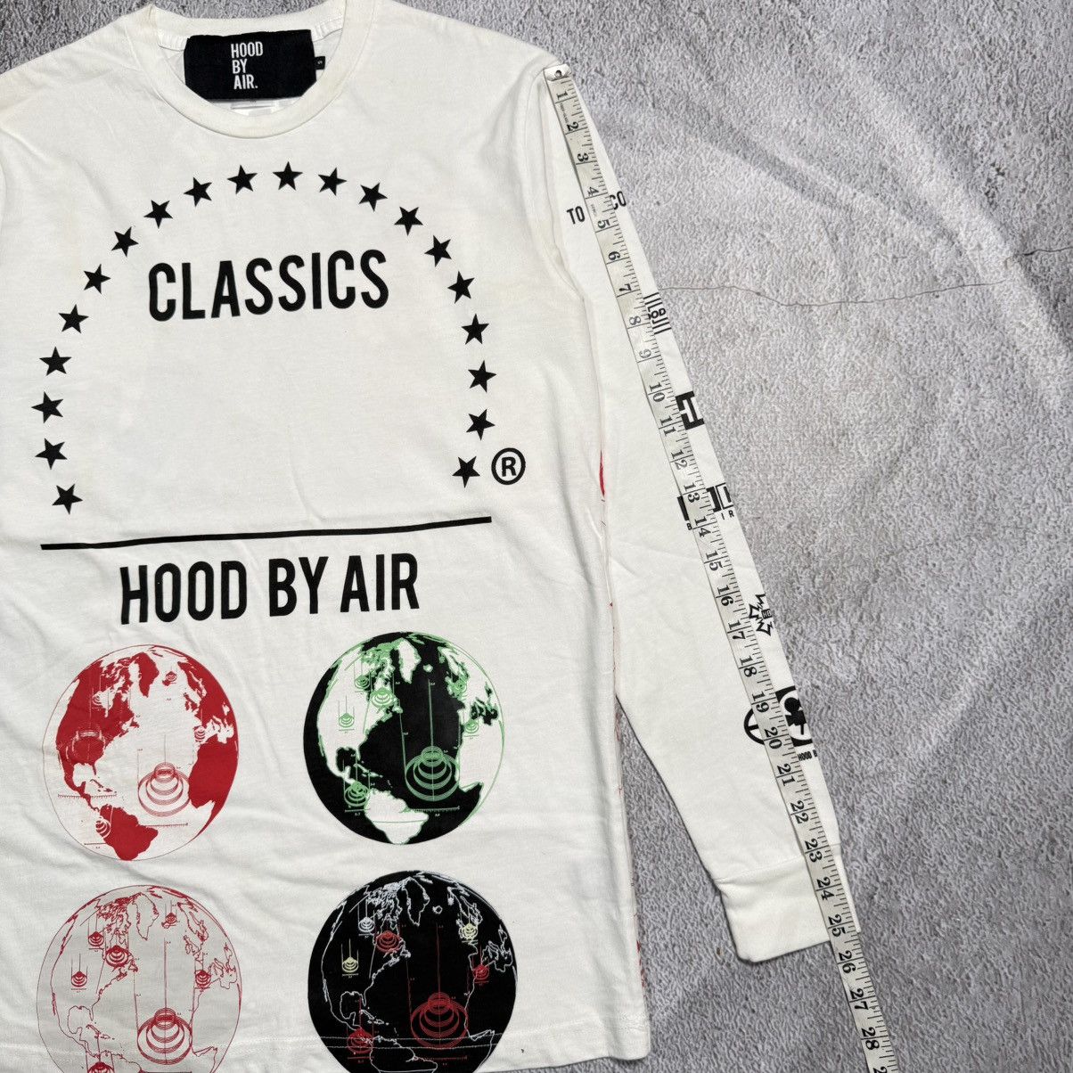 Hood By Air Hood By Air Globes Longsleeve Size US M / EU 48-50 / 2 - 6 Thumbnail