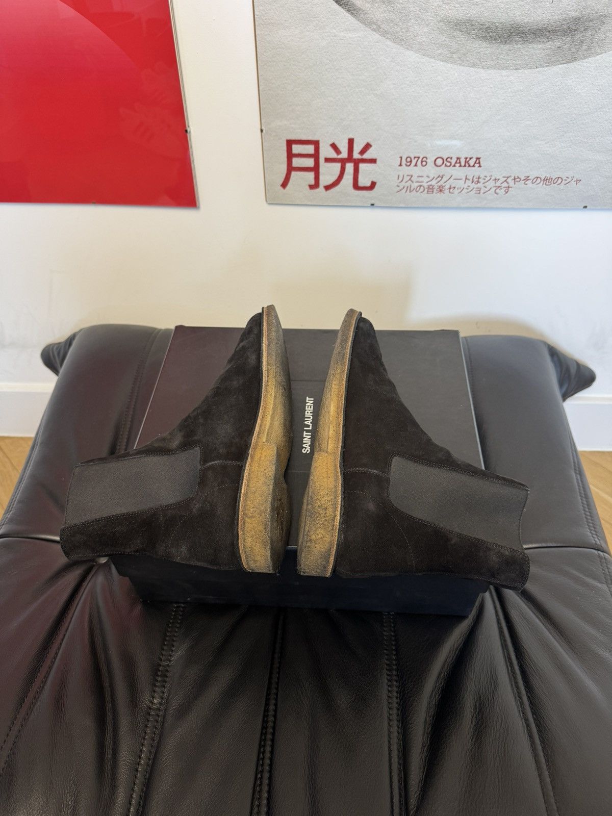 Saint Laurent Paris Saint Laurent Paris SLP Chelsea Boots Hedi Slimane Designer Size US 9 / EU 42 - 7 Thumbnail