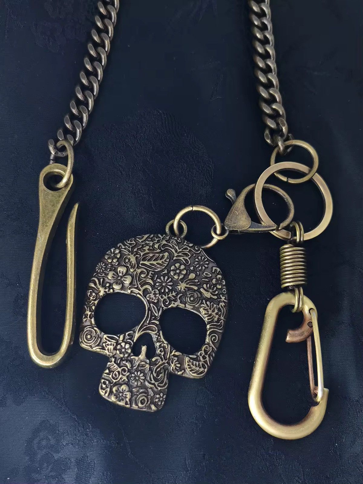 Vintage Vintage Hook Skull Jeans Chain Size ONE SIZE - 3 Thumbnail