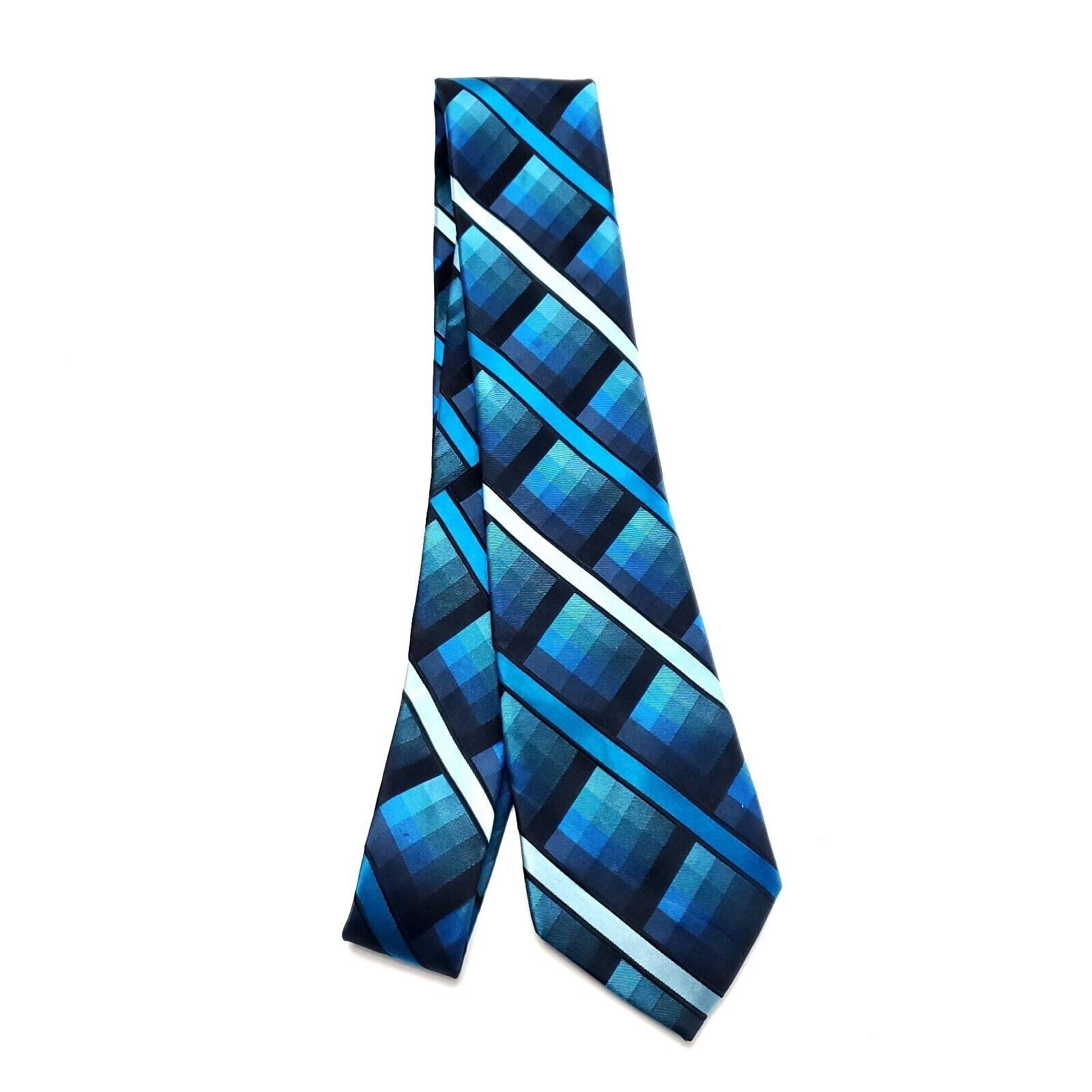 Arrow Arrow Blue Silk Tie Woven Striped Size ONE SIZE - 6 Thumbnail