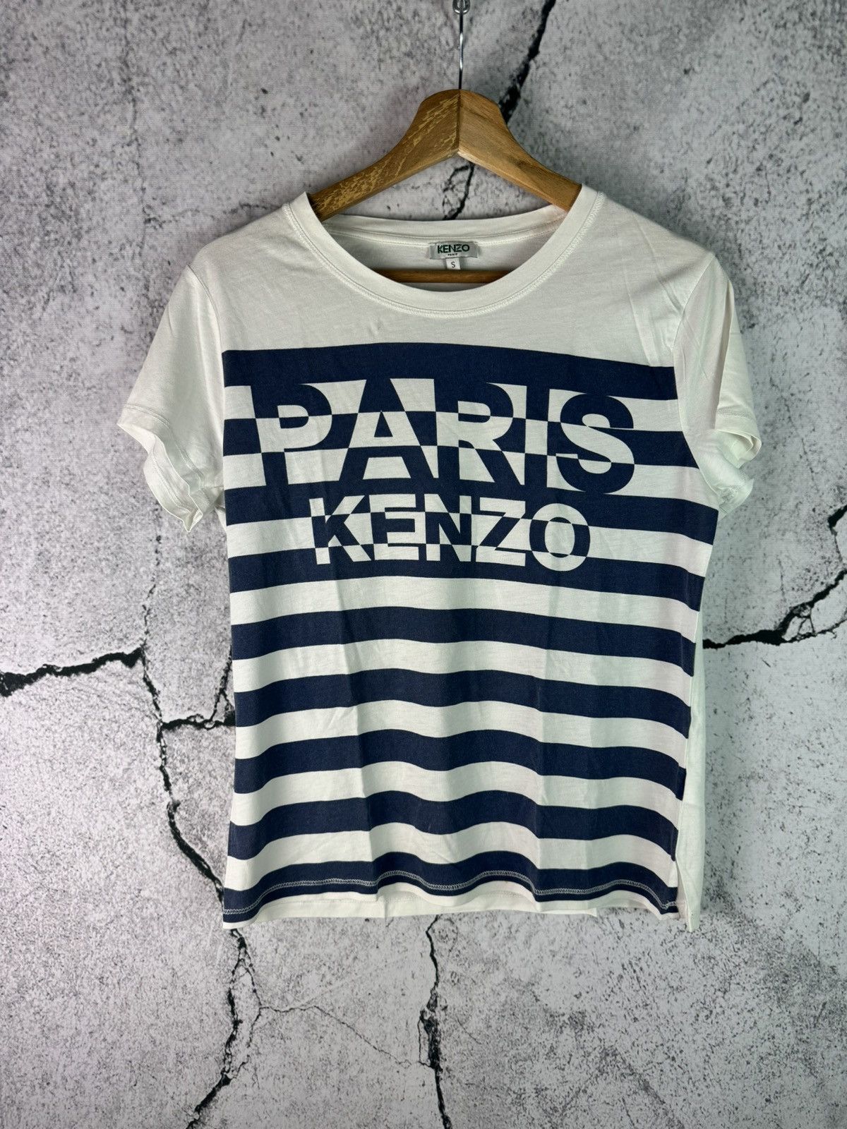 Kenzo Kenzo Logo Print Front T-Shirt Tee Small Size S / US 4 / IT 40 - 1 Thumbnail