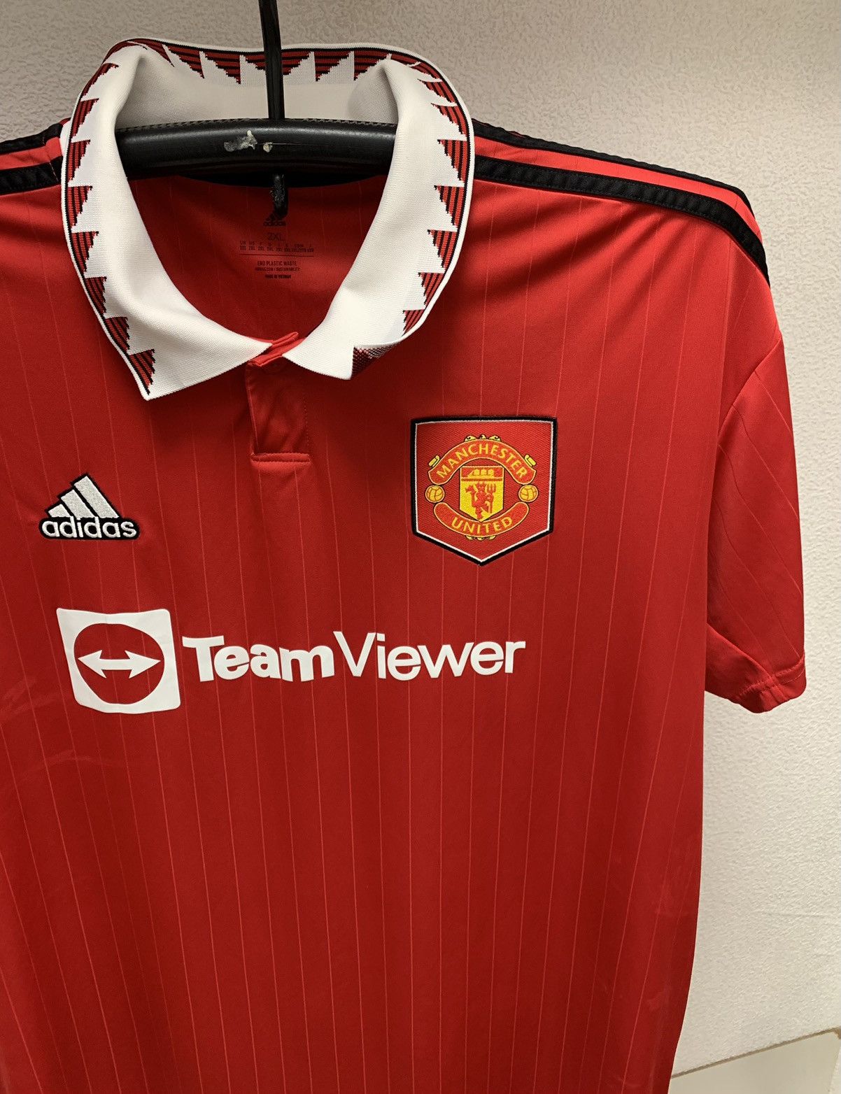 Adidas Manchester United adidas soccer jersey 2xl xxl teamviewer Size US XXL / EU 58 / 5 - 4 Thumbnail