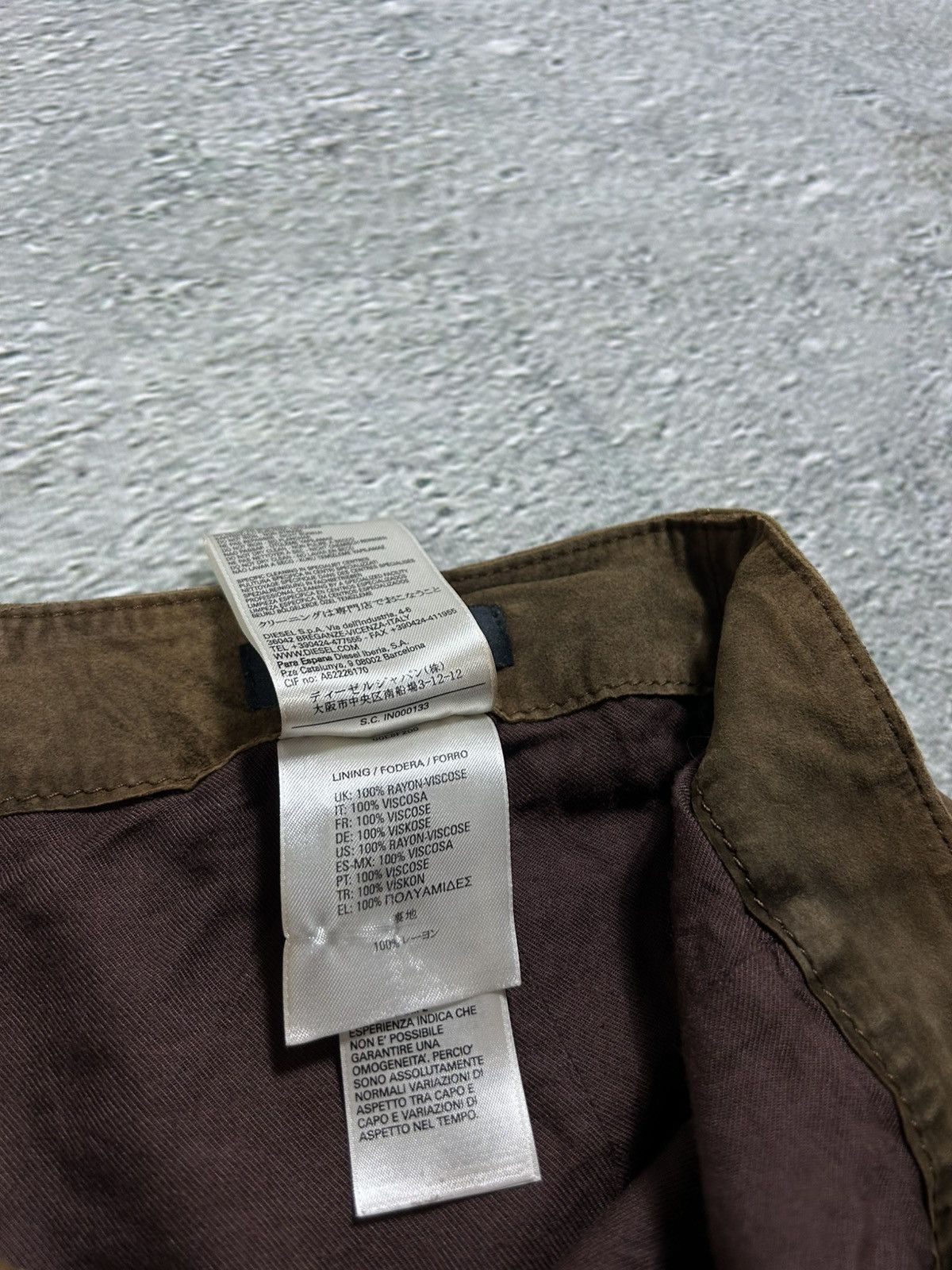 Diesel Diesel leather mini skirt goatskin brown Y2K avantgarde Size 28" / US 6 / IT 42 - 9 Thumbnail