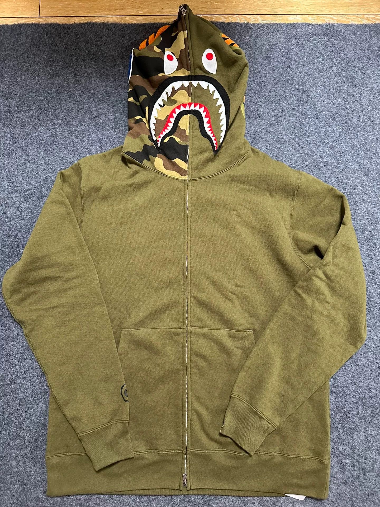 Bape Bape X Multi Shark Sweatshirt Pullover Size US XL / EU 56 / 4 - 1 Thumbnail