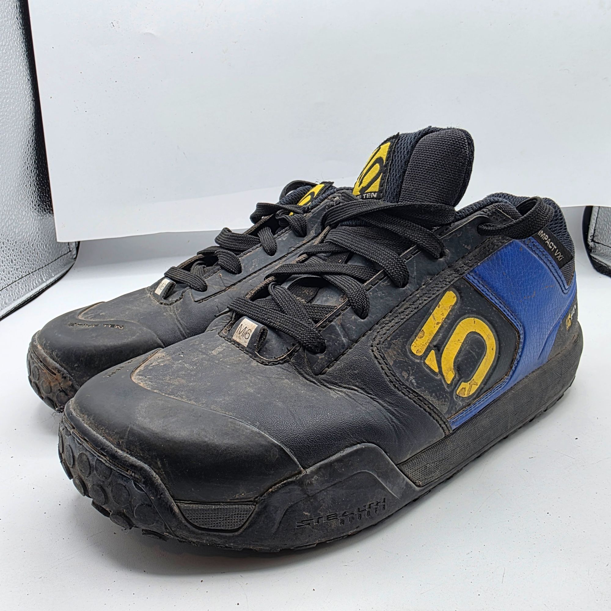 Other Five Ten Impact VXi Mens Size 8 Black Blue Mountain Bike Sho Size US 8 / EU 41 - 4 Thumbnail