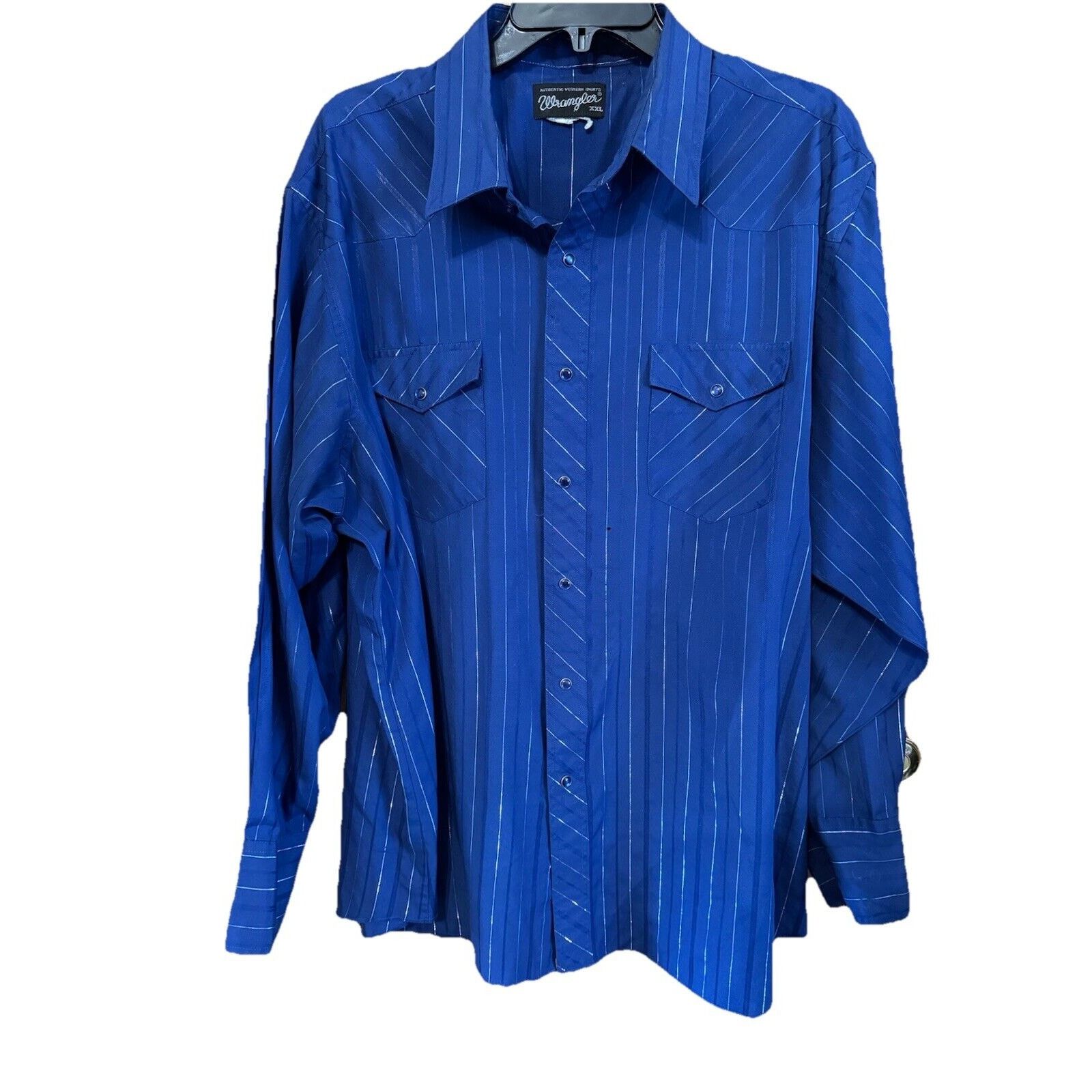 Wrangler Wrangler Pearl Snap Long Sleeve Shirt Size US XXL / EU 58 / 5 - 1 Thumbnail