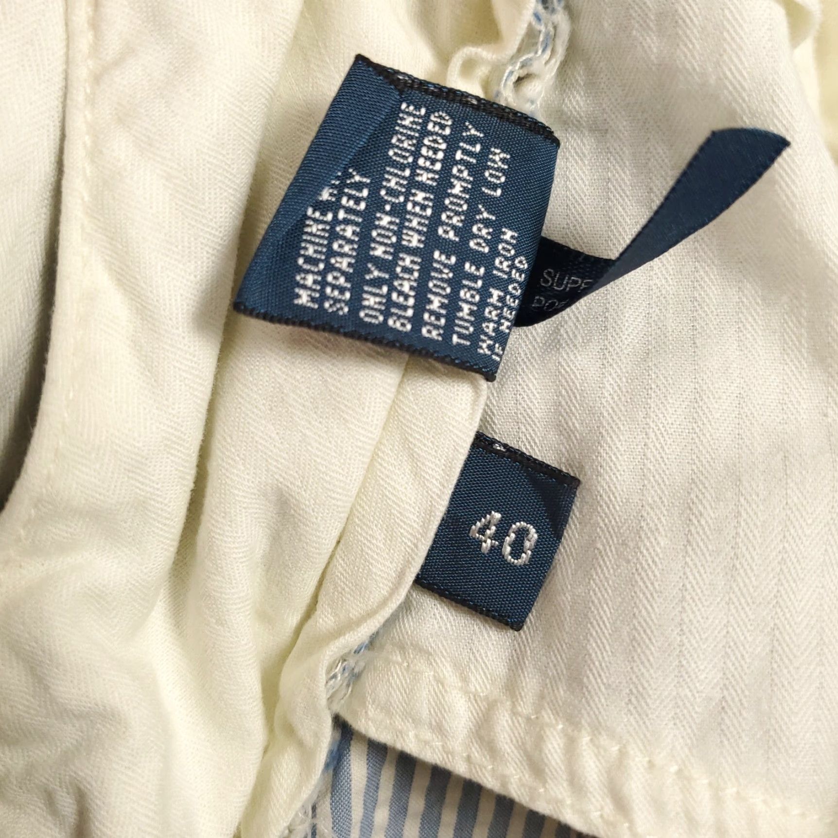 Polo Ralph Lauren VINTAGE Polo Ralph Lauren Seersucker Shorts Mens 40 Blue White Striped Textured Polo Ralph Lauren Shorts Mens 40 Blue White Striped Textured Size US L / EU 52-54 / 3 - 7 Thumbnail