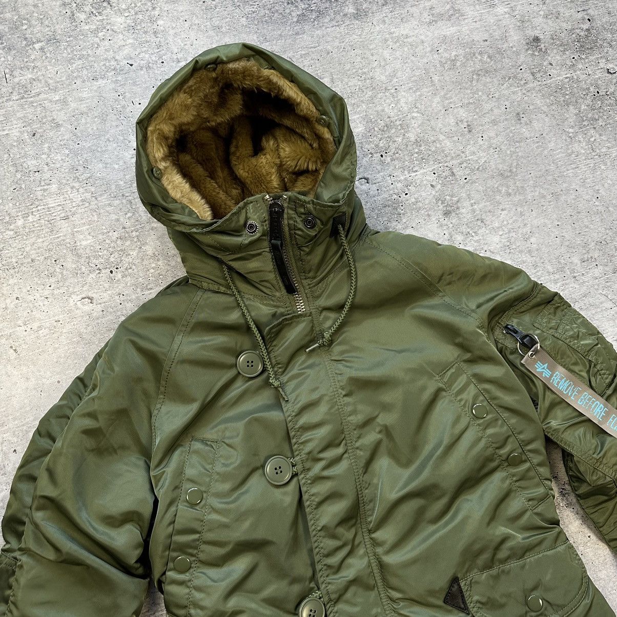 Alpha Industries × Vintage Alpha Industries N3B VF 59 Parka Jacket Sage Green Size XS Size XS / US 0-2 / IT 36-38 - 4 Thumbnail