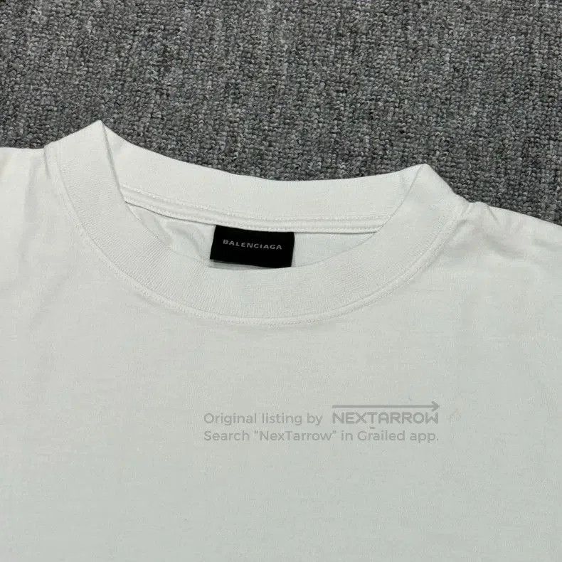 Balenciaga Balenciaga White Crystal Logo Short Sleeve T-shirt. Size US M / EU 48-50 / 2 - 4 Thumbnail