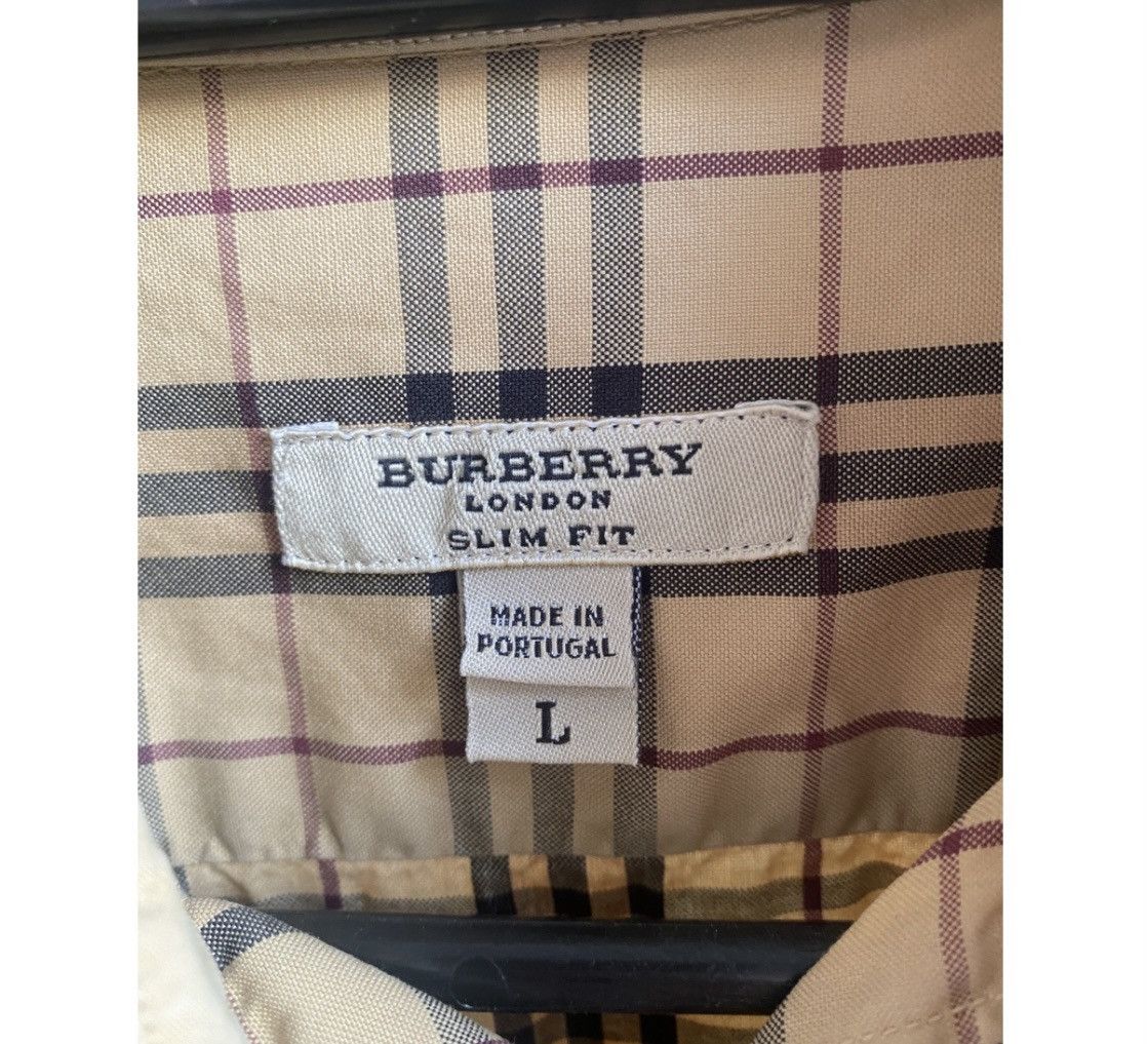Burberry × Vintage Vintage Luxury burberry fullprint shirt button up Size US L / EU 52-54 / 3 - 2 Thumbnail