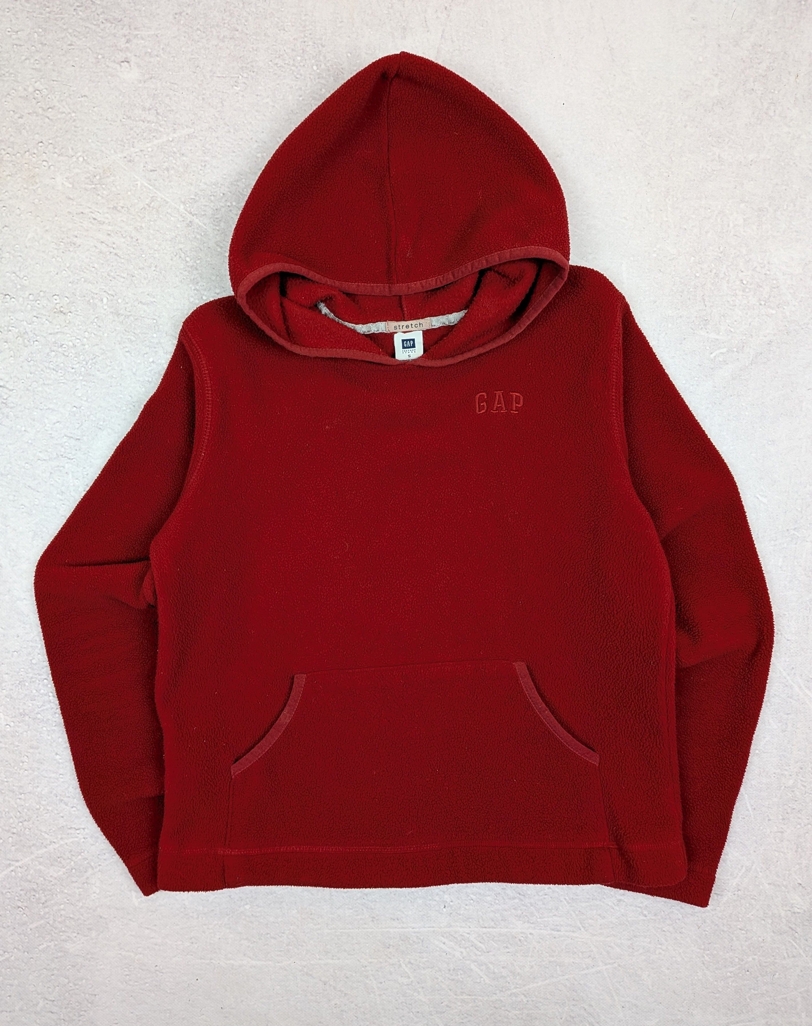 Gap GAP Factory Store Burgundy Fleece Hoodie Embroidered Size S Size S / US 4 / IT 40 - 1 Thumbnail