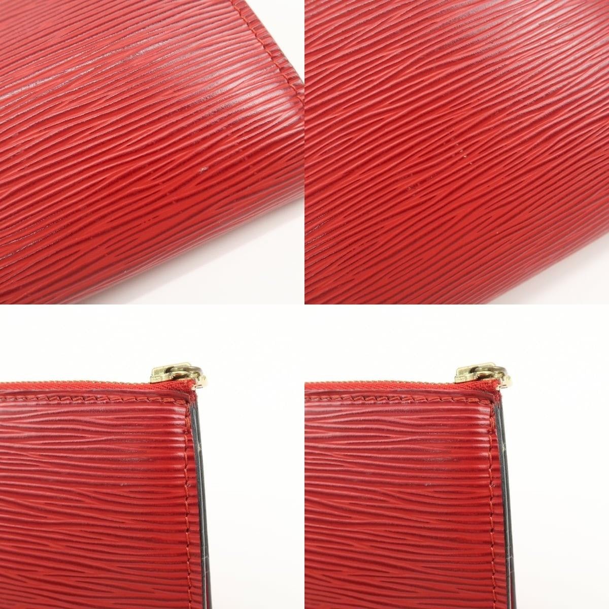 Louis Vuitton Louis Vuitton Epi Pochette Accessoires Pouch Leather Red Size ONE SIZE - 6 Thumbnail