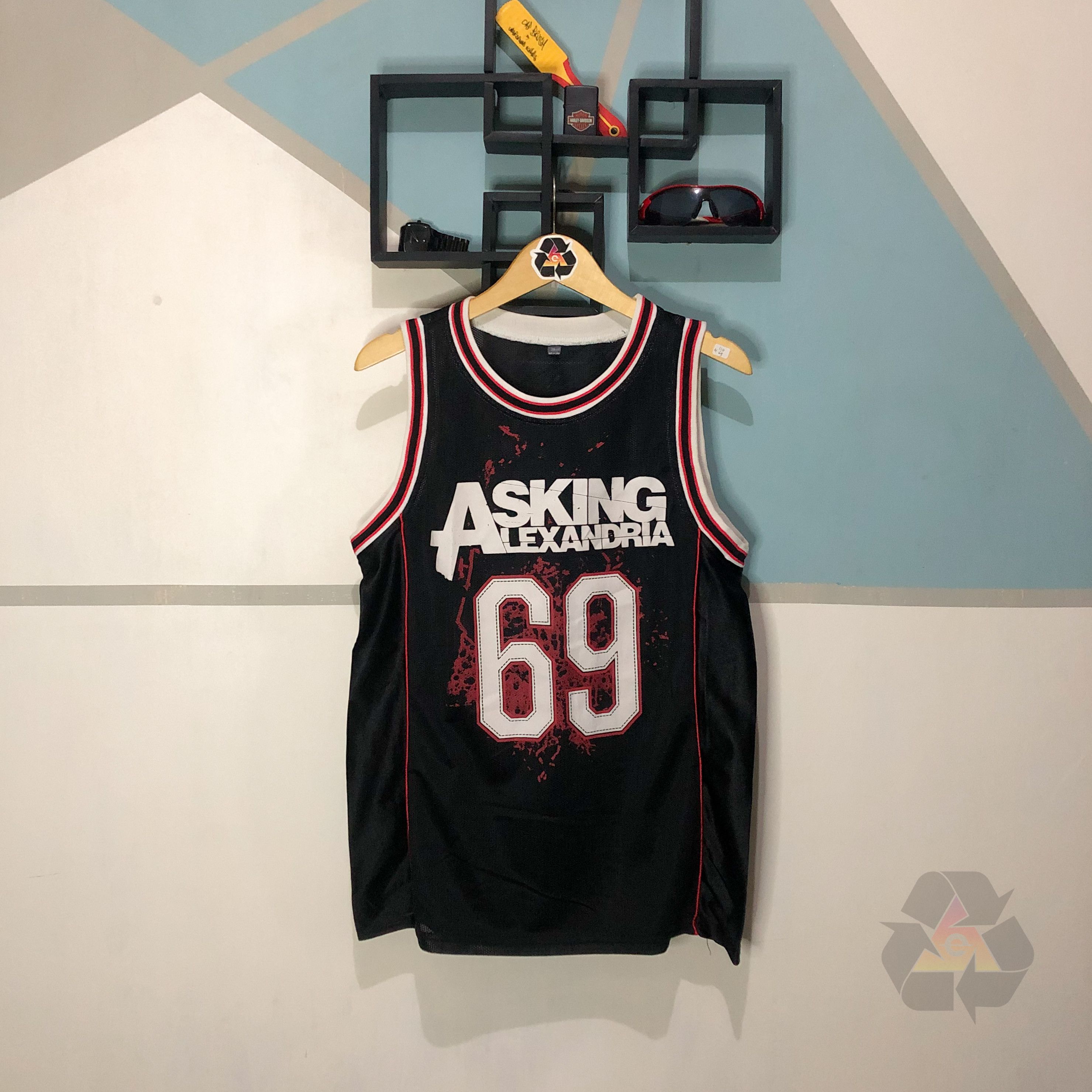 Band Tees Asking Alexandria Karma Basketball Jersey Size US M / EU 48-50 / 2 - 2 Thumbnail