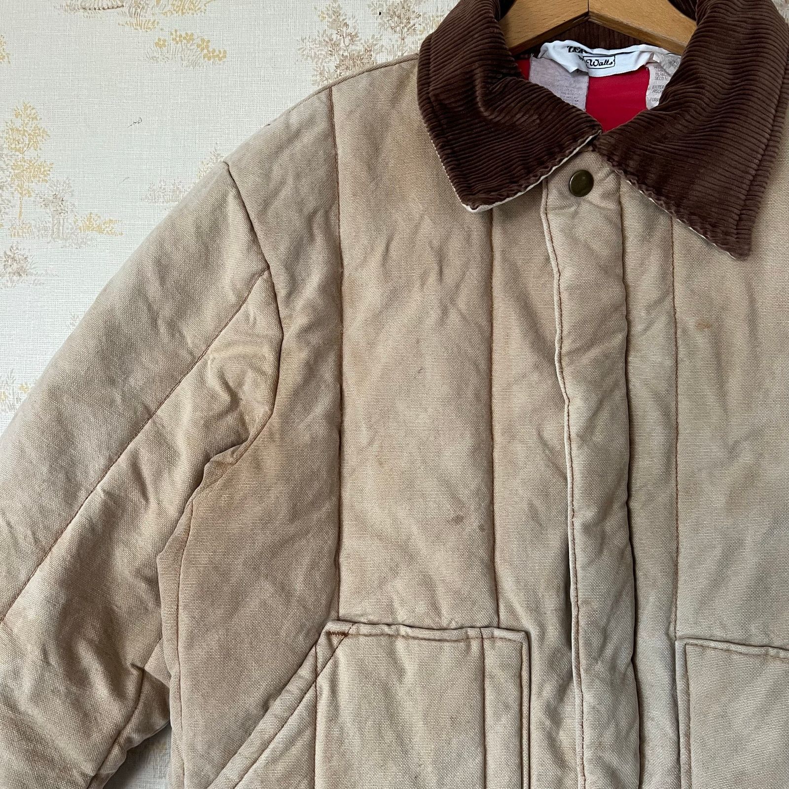 Walls 80s Walls Zero-Zone Work Jacket | Distressed Canvas | M Size US M / EU 48-50 / 2 - 8 Thumbnail