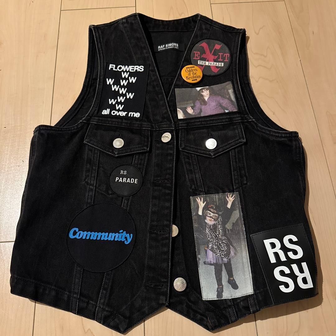 Raf Simons Raf Simons 2021SS Photo Patch Denim Vest Size XS / US 0-2 / IT 36-38 - 1 Thumbnail