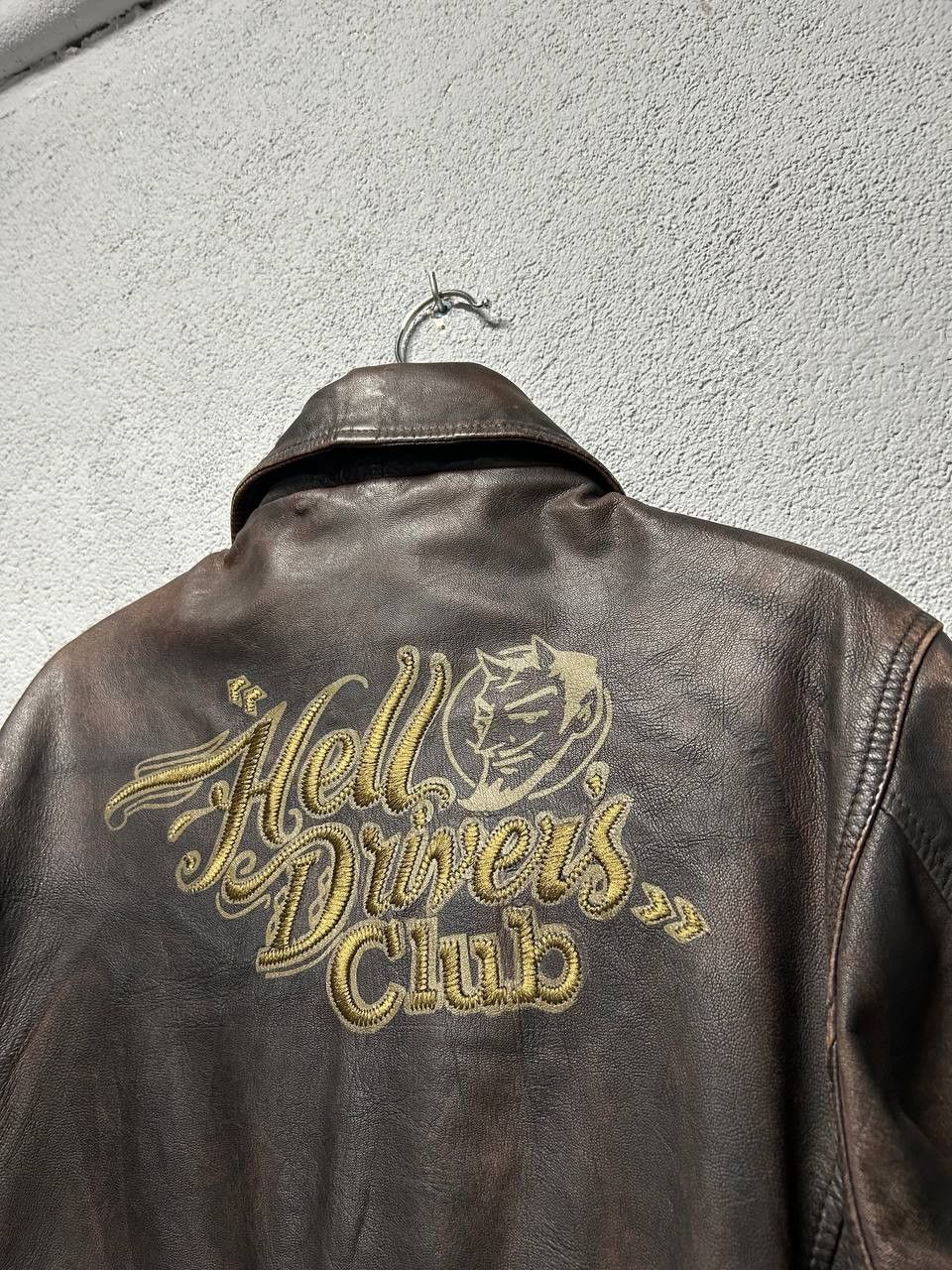 Replay Vintage Replay Hell Drivers Club mens leather jacket M Size US M / EU 48-50 / 2 - 12 Thumbnail