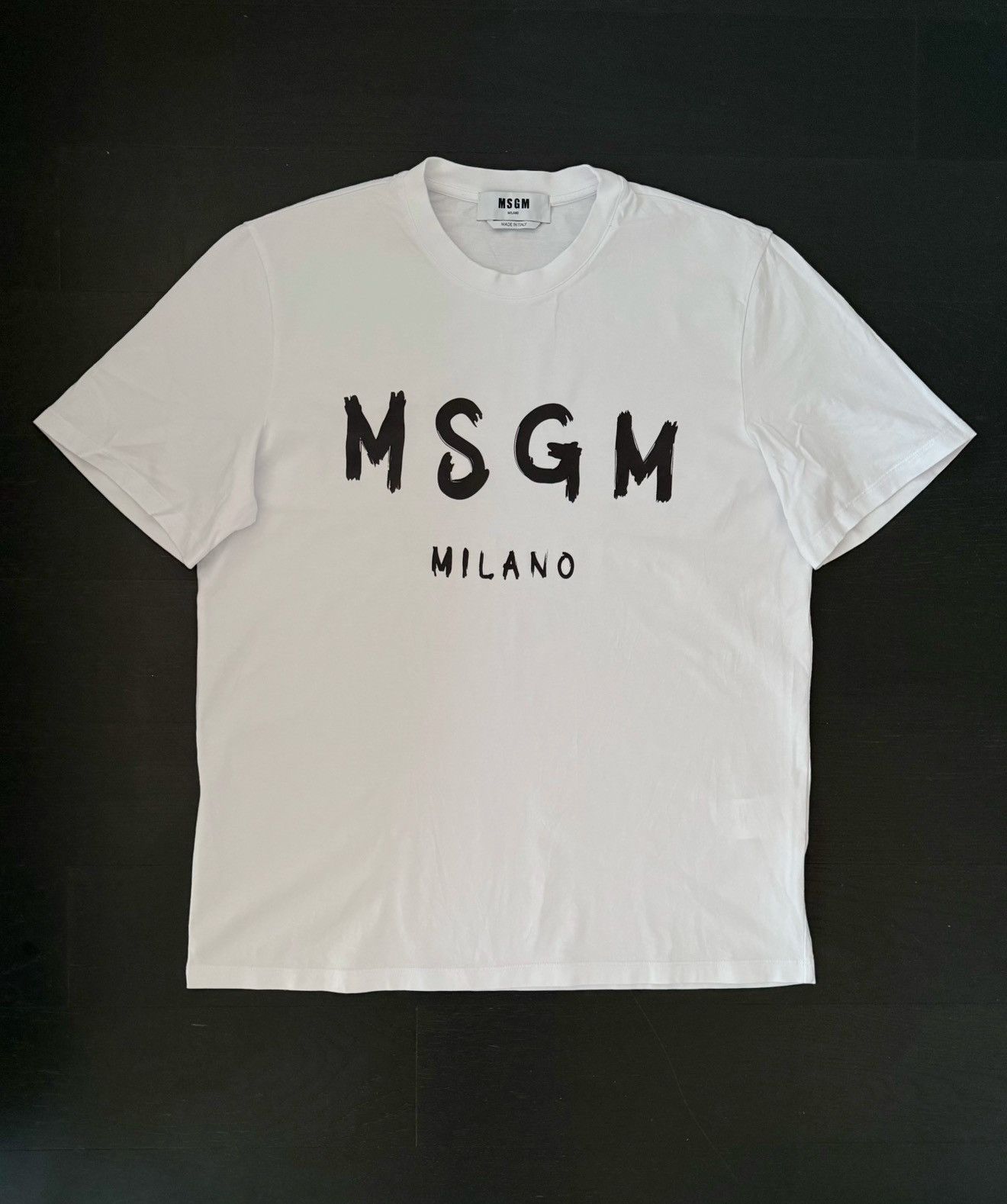 MSGM MSGM Men T-Shirts 3840MM135 257002 01 OPTICAL WHITE