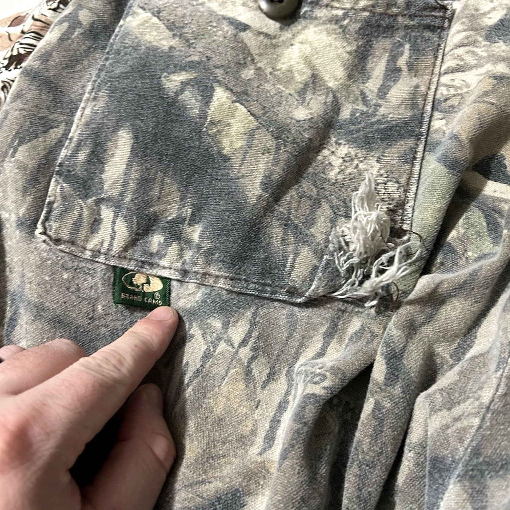 Vintage VINTAGE Mossy Oak Pant Cargo 90s Small Brown Men XS? Size US 29 - 5 Thumbnail
