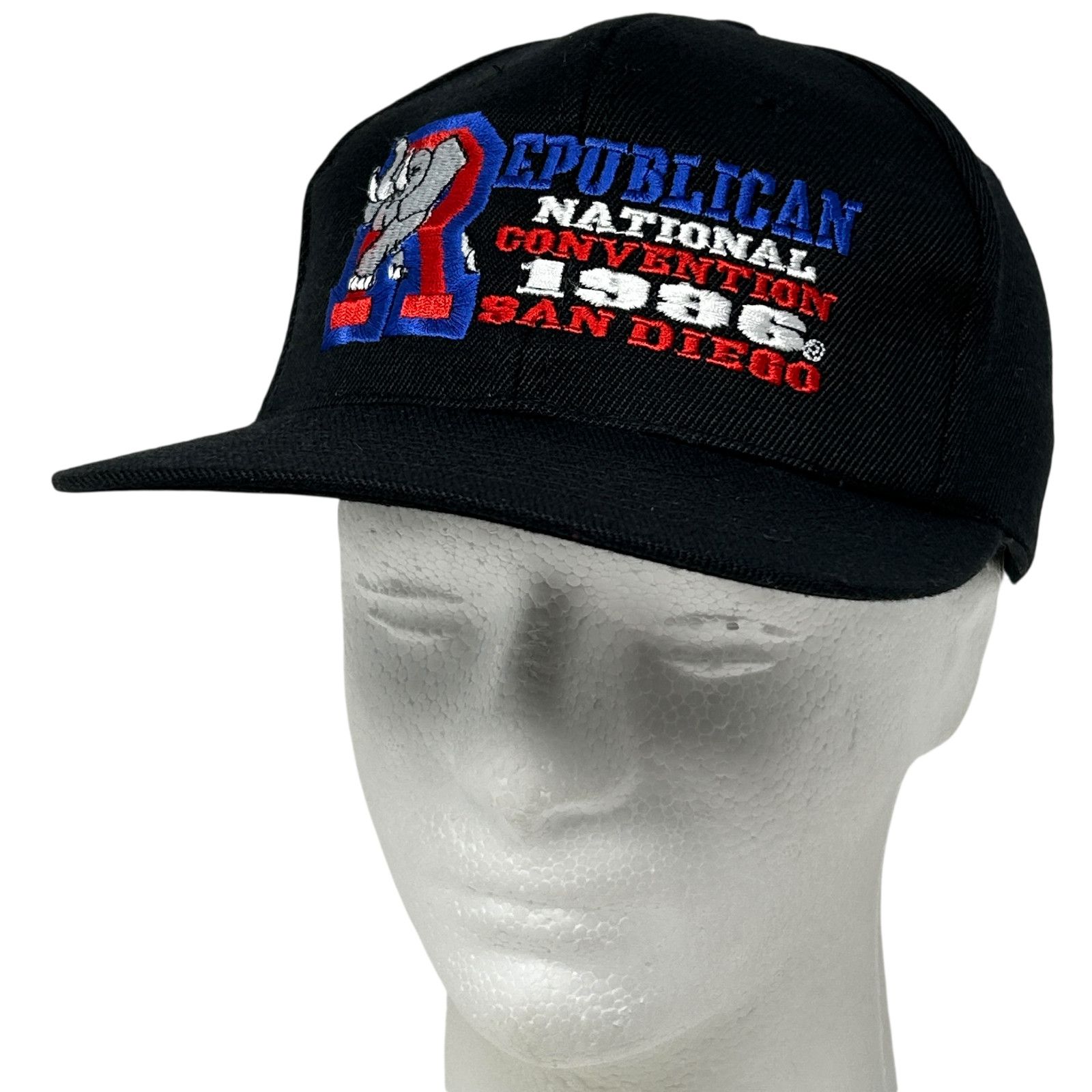 Vintage Vintage Republican National Convention 1996 Hat Cap Black Size ONE SIZE - 1 Thumbnail