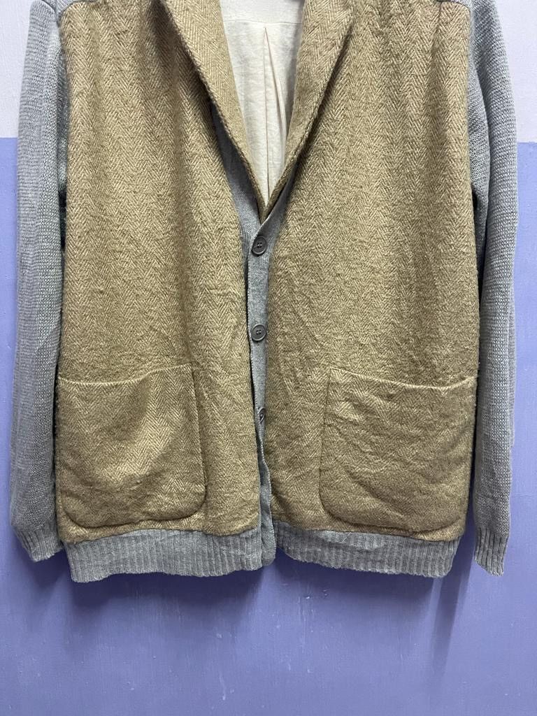 Ne-Net Rare Issey Miyake by Ne-net Half Wool Jacket 2 in 1 Size US M / EU 48-50 / 2 - 7 Thumbnail