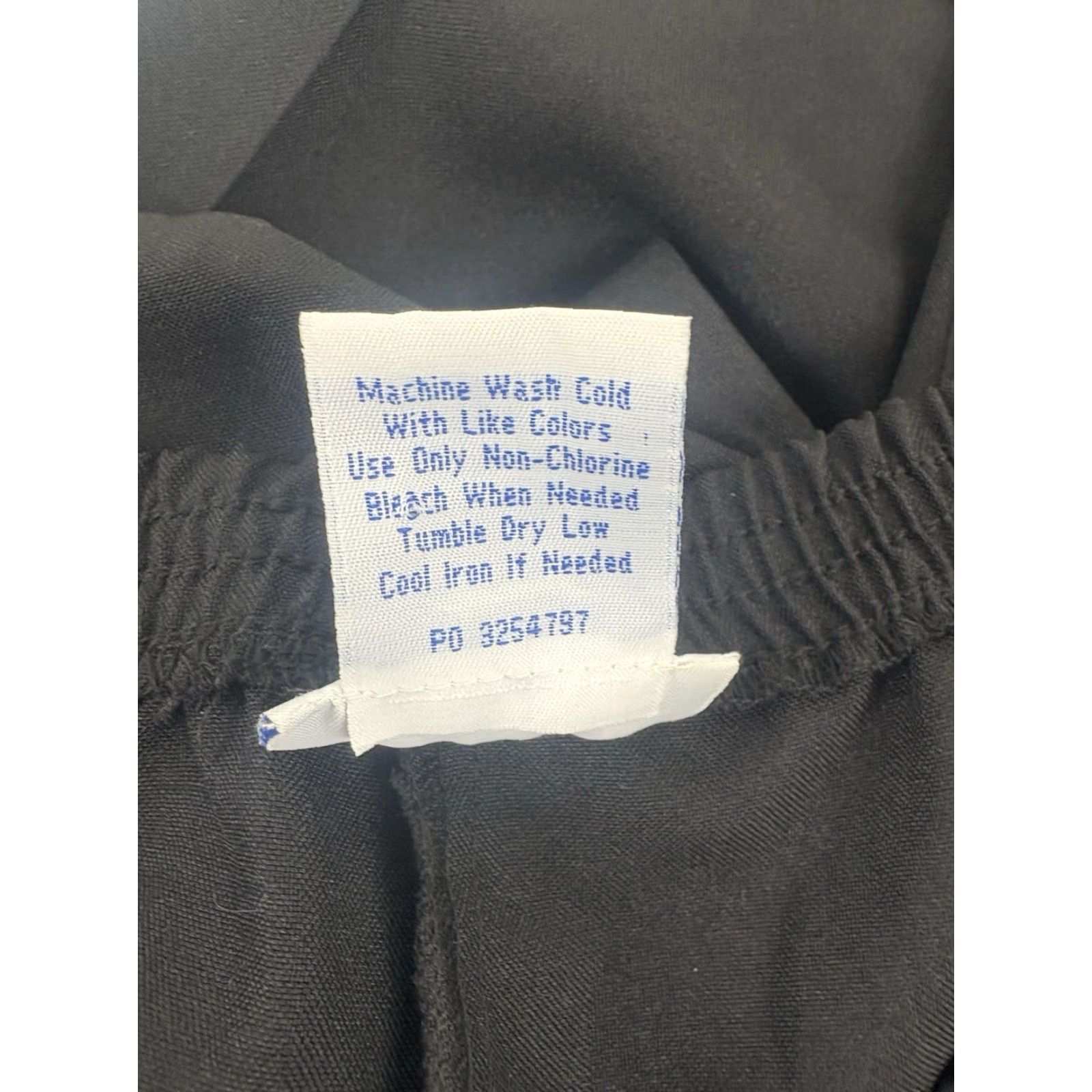 Blair Blair Black Pull On Pleated Elastic Waist Dress Pants Womens Size 16 Size 38" / US 16 / IT 52 - 8 Thumbnail