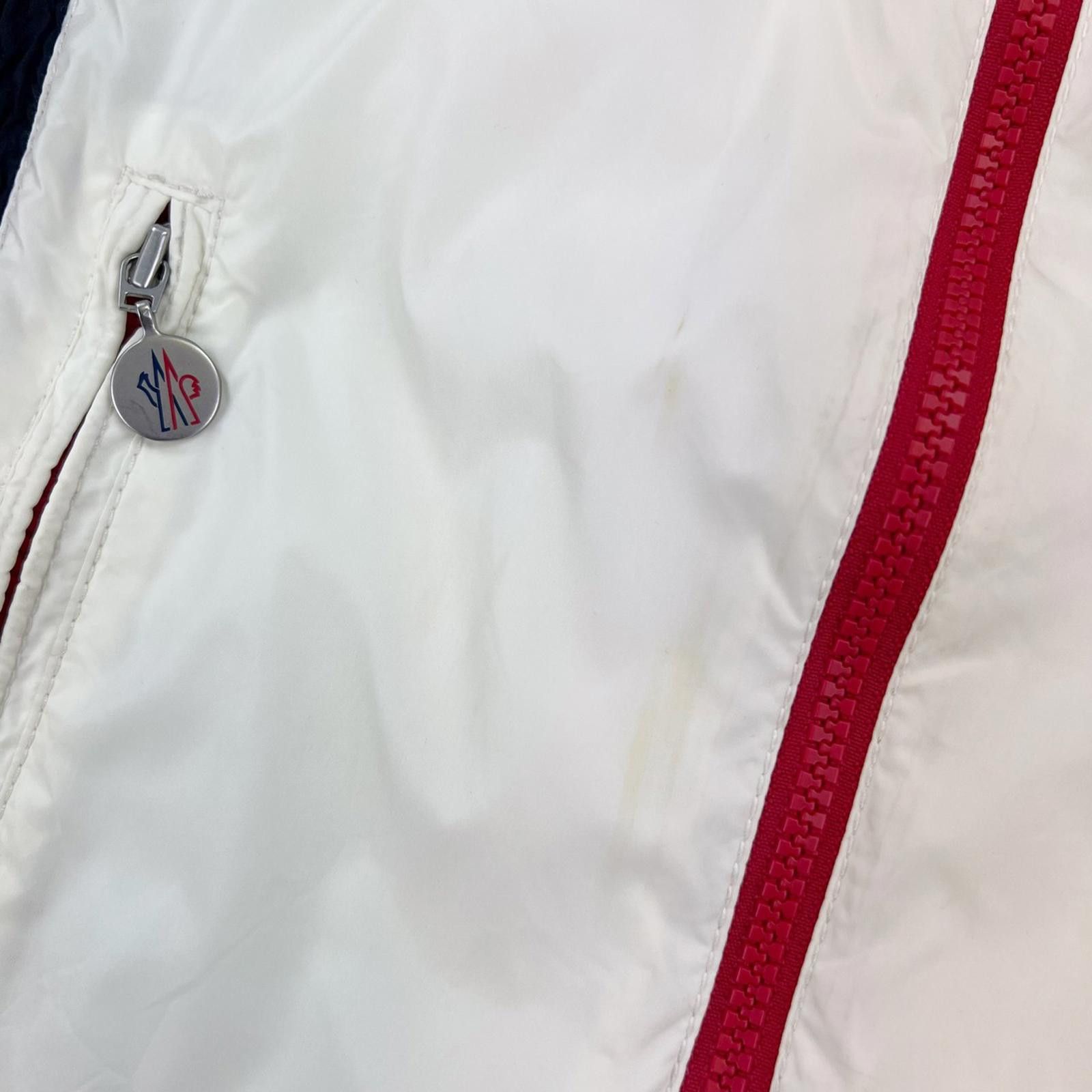 Moncler Moncler Womens White Biker Jacket Size M / US 6-8 / IT 42-44 - 3 Thumbnail