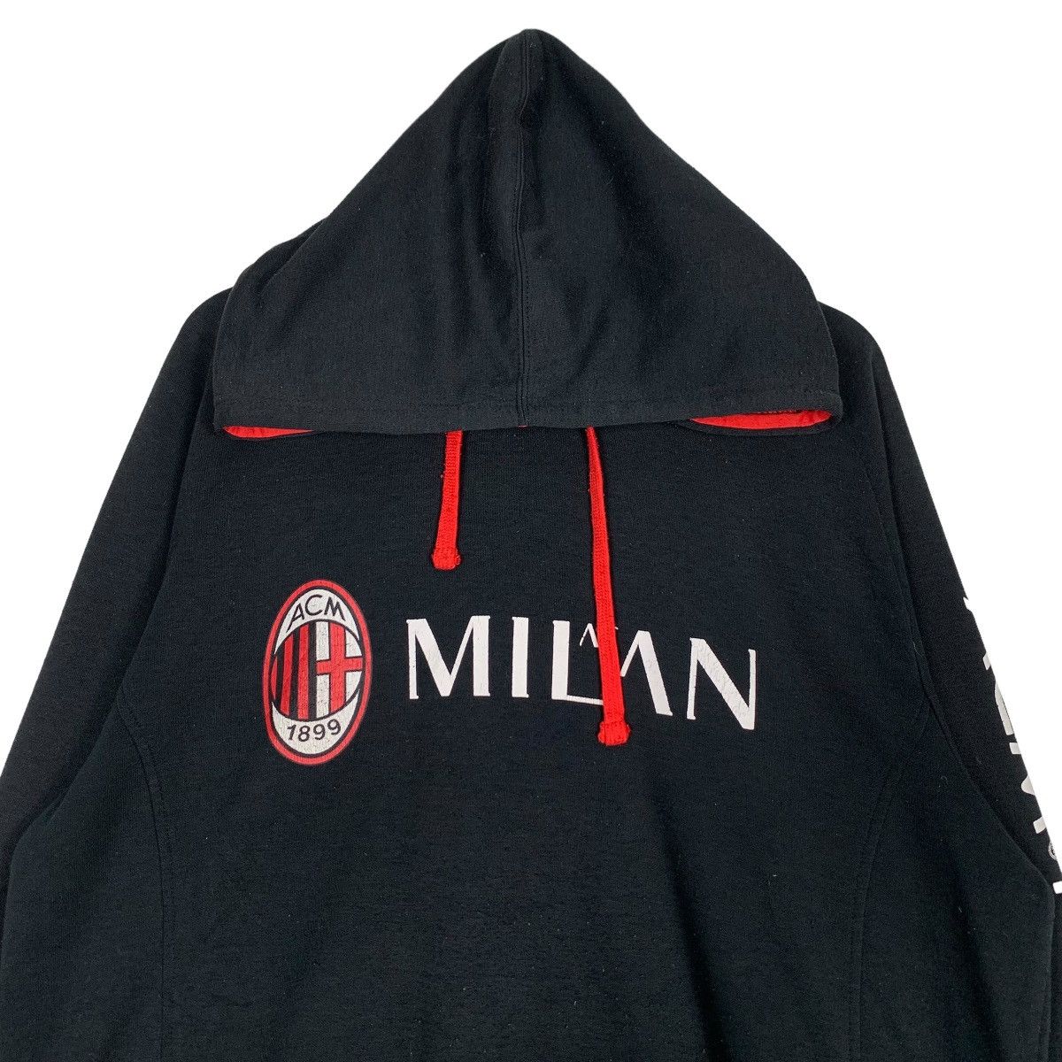 Vintage AC MILAN Big Logo Pullover Hoodies Size 4L #0592-C28 Size US XL / EU 56 / 4 - 3 Thumbnail
