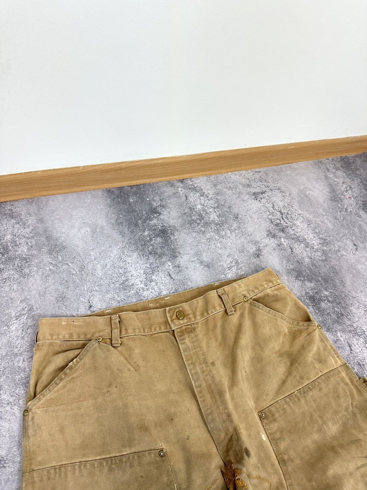 Carhartt Vintage 80s Carhartt 100 Year Anniversary USA Utility Pants Size US 38 / EU 54 - 15 Thumbnail