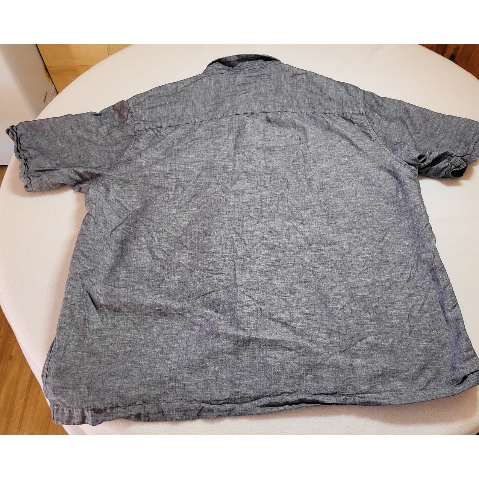 Other Cafe Luna Mens Casual Button Front Shirt XL Linen Blend Size US XL / EU 56 / 4 - 7 Thumbnail