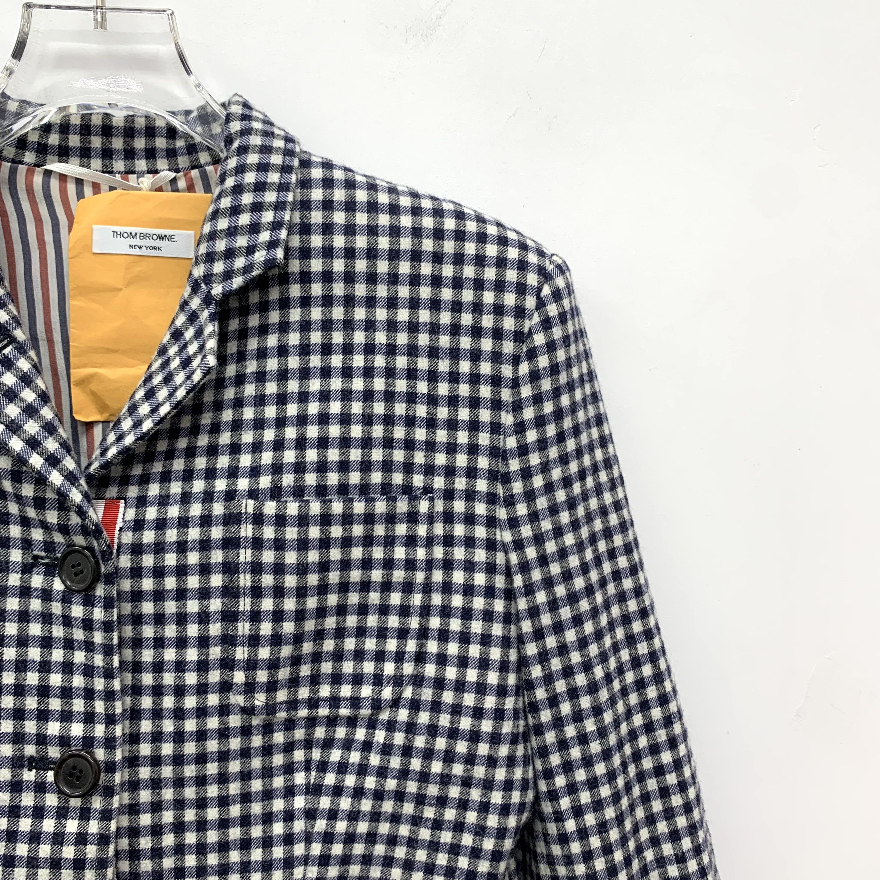 Thom Browne Thom Browne Colorblock Check Blazer (42) Size 44S - 8 Thumbnail