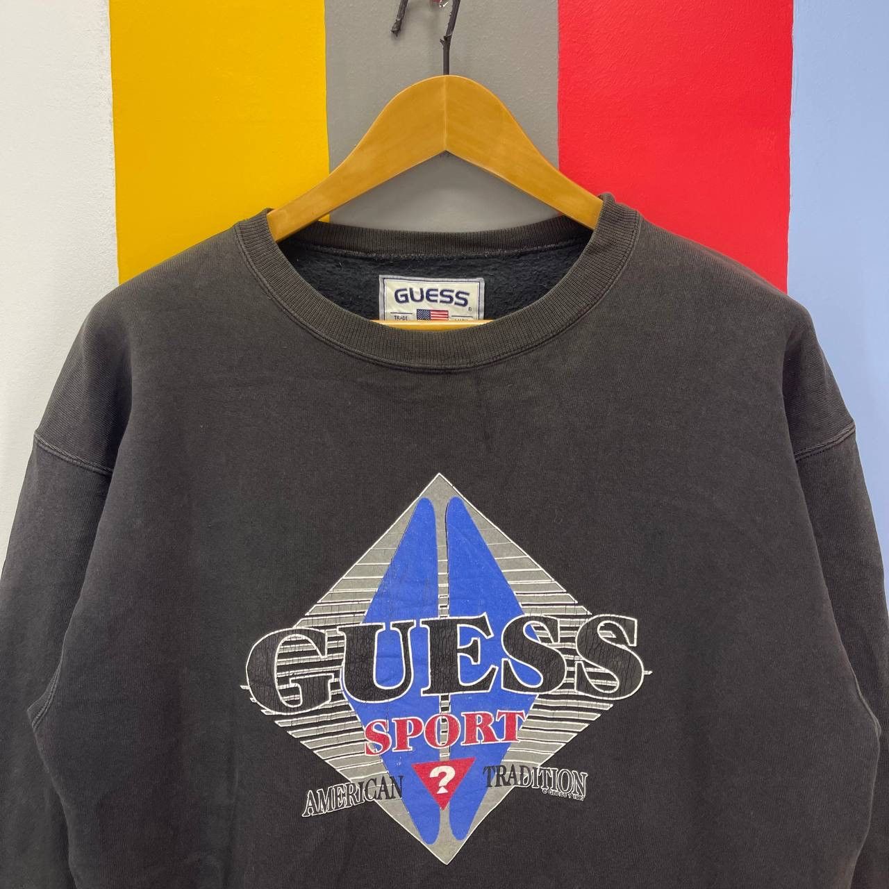 Guess 90s Vintage GUESS Crew Neck Sweatshirt #2617/AA Size US M / EU 48-50 / 2 - 2 Thumbnail