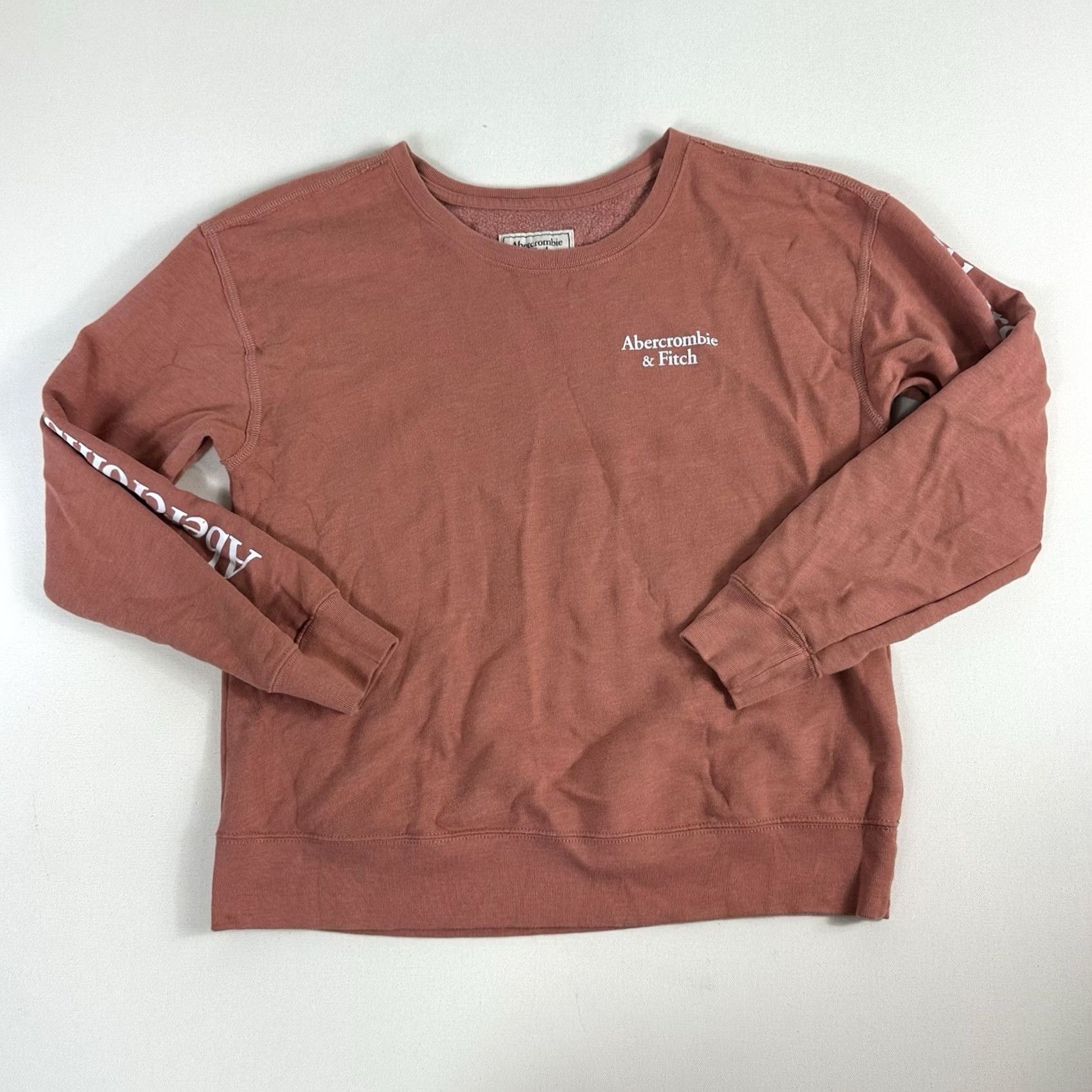 Abercrombie & Fitch VINTAGE Abercrombie & Fitch Sweater Womens Large Pullover Crewneck Pink 90s Preppy Academia Cropped Crew Neck Knit Pullover Mens Womens Girls? Size L / US 10 / IT 46 - 2 Thumbnail