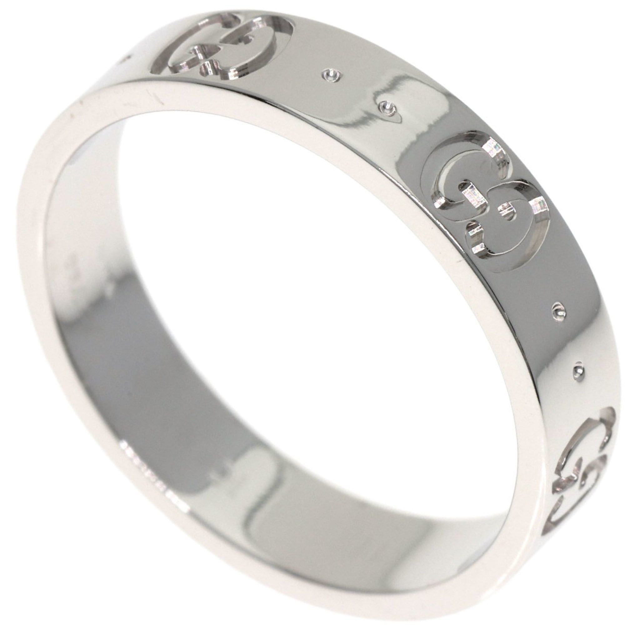 Gucci Gucci Icon #11 Ring - 18K White Gold Women's GUCCI Size ONE SIZE - 1 Thumbnail