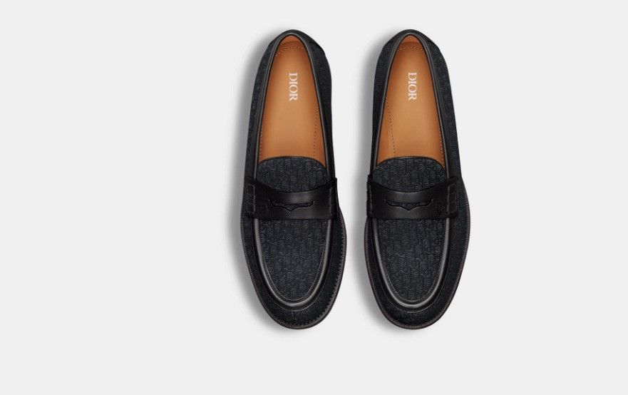 Dior o1w1db10325 3LO1 Granville Loafers in Black Size US 12 / EU 45 - 3 Thumbnail