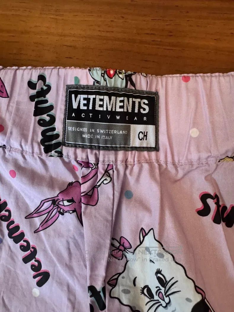 Vetements Vetements size M Cartoon Cartoon Sleep Pants Size US 27 - 4 Thumbnail