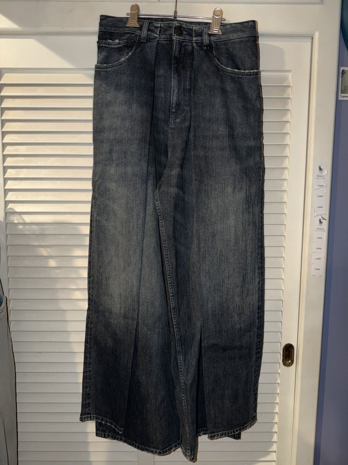 Balenciaga Balenciaga double side leg pants denim jeans xs Size US 32 / EU 48 - 2 Thumbnail